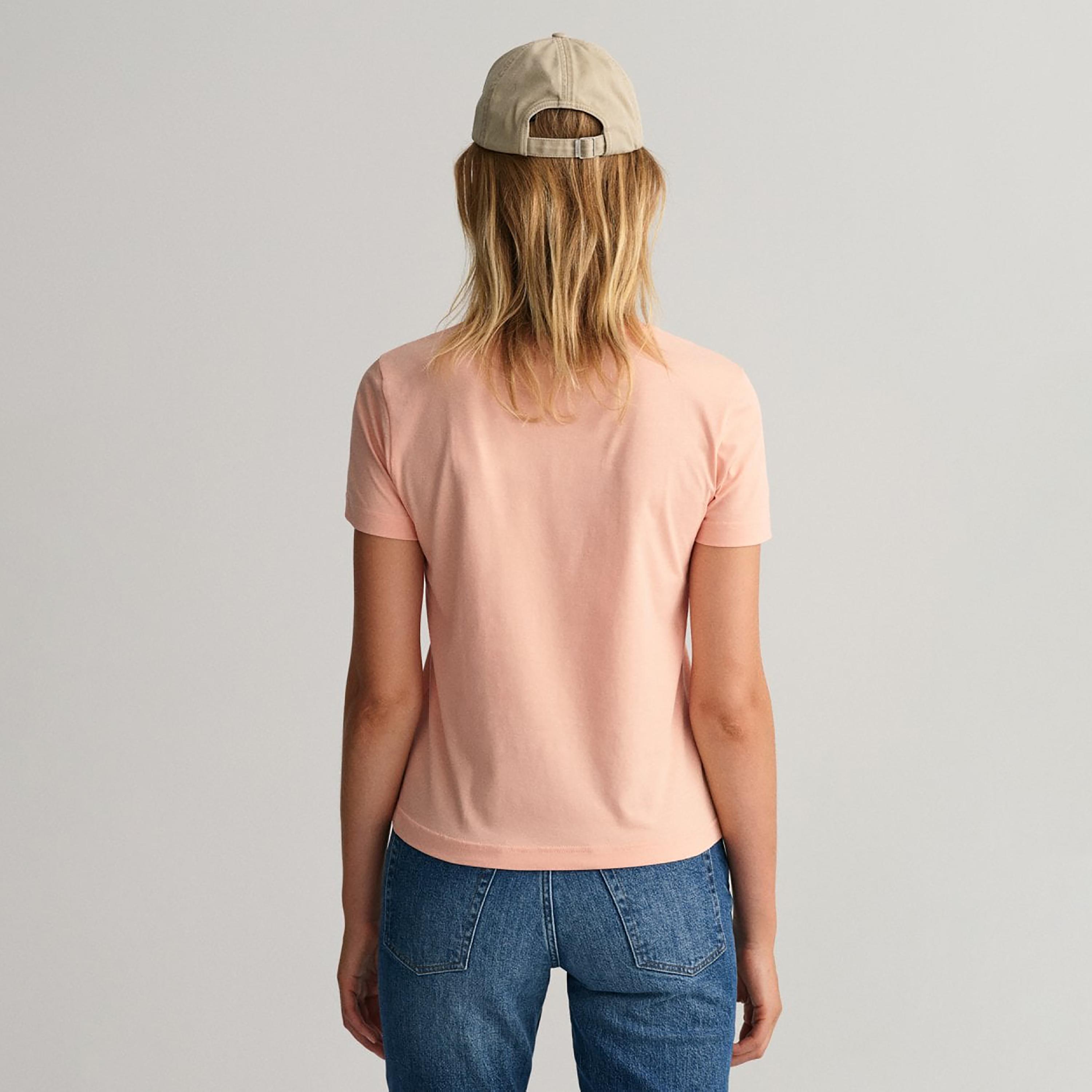 Gant Embroidered Logo Crew Neck Short Sleeves T-Shirt-women-clothing-tshirts-image-4
