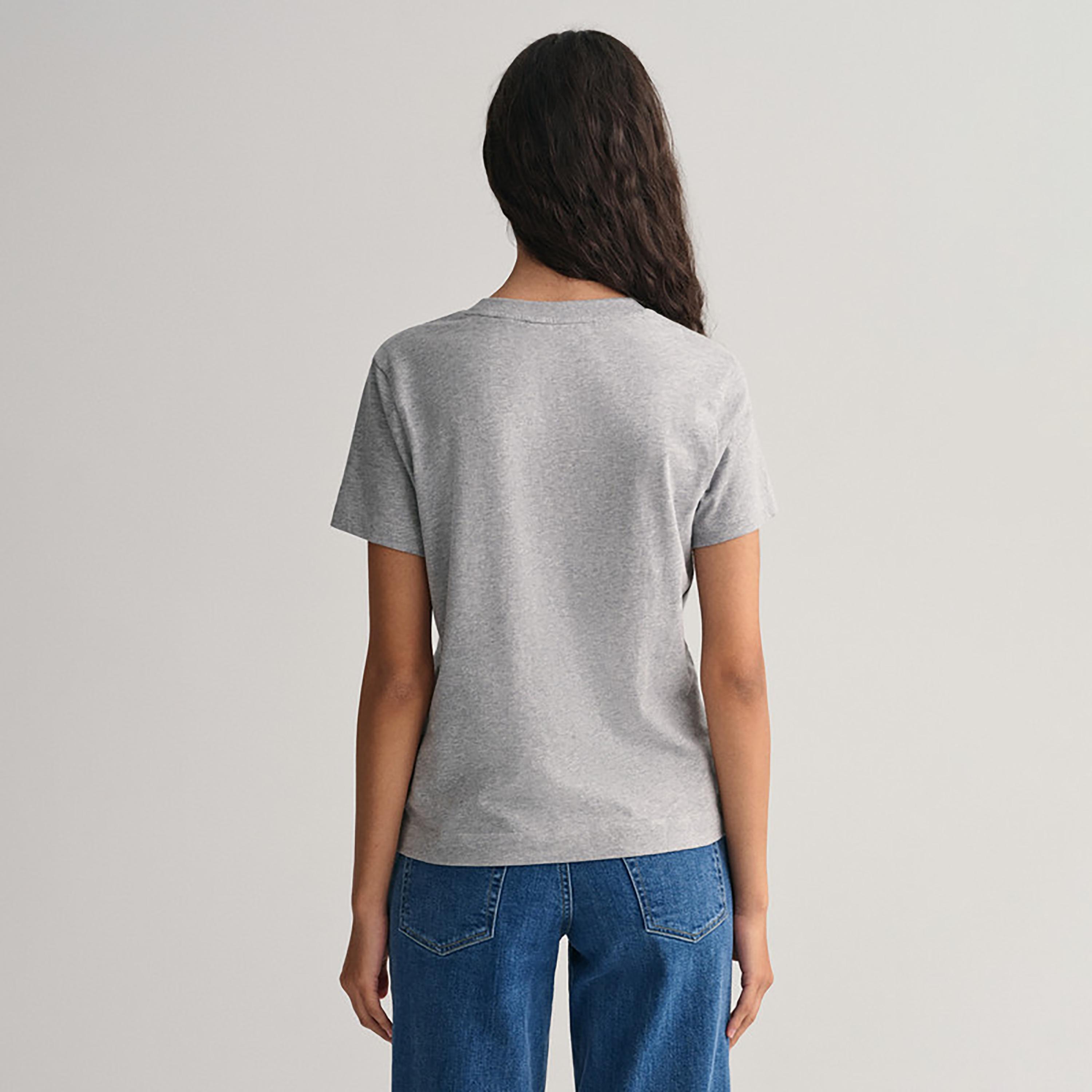 Gant Embroidered Logo Crew Neck Short Sleeves T-Shirt-women-clothing-tshirts-image-3