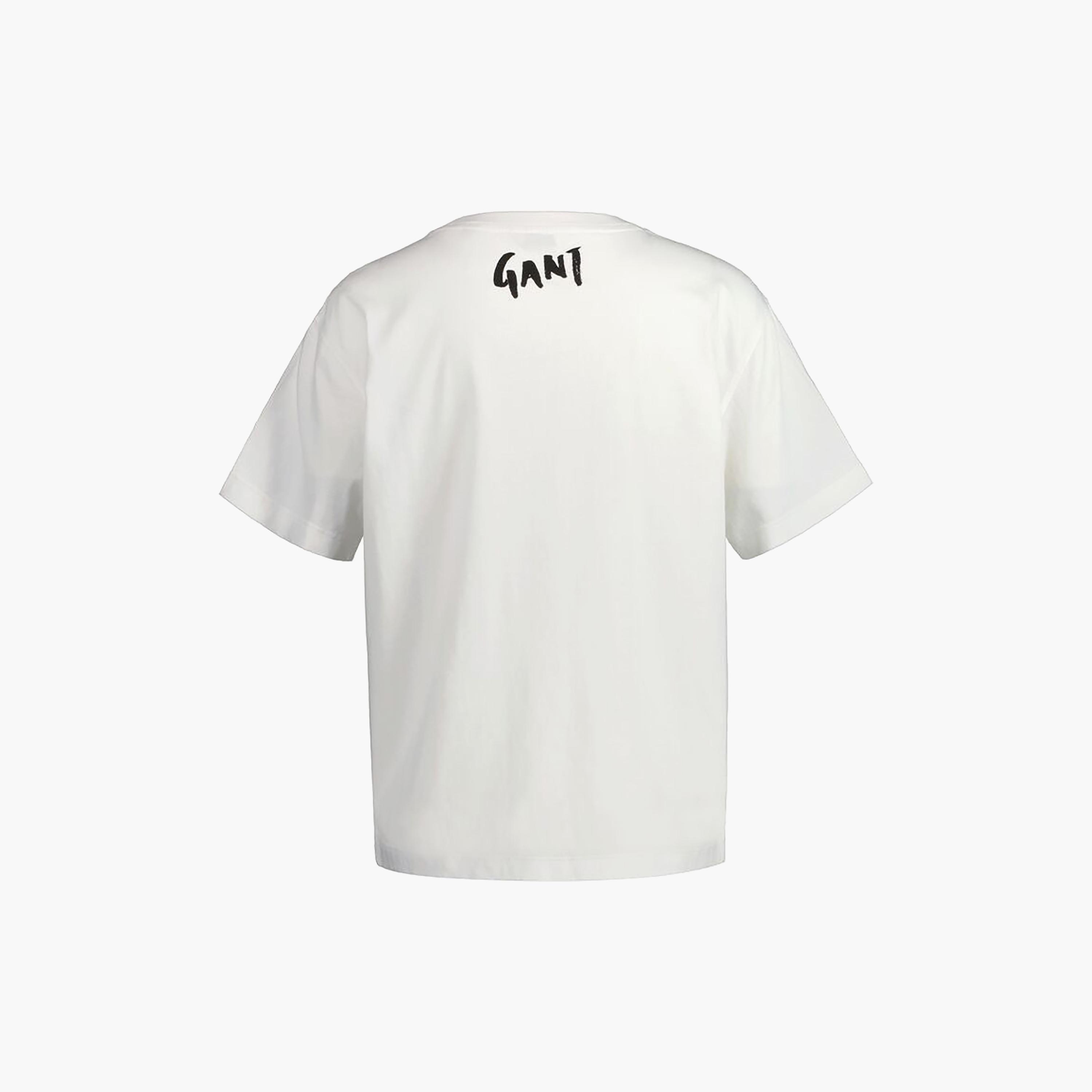 تي شيرت نسائي بأكمام قصيرة ورقبة دائرية وطبعة غانت غراند ماري-women-clothing-tshirts-image-2