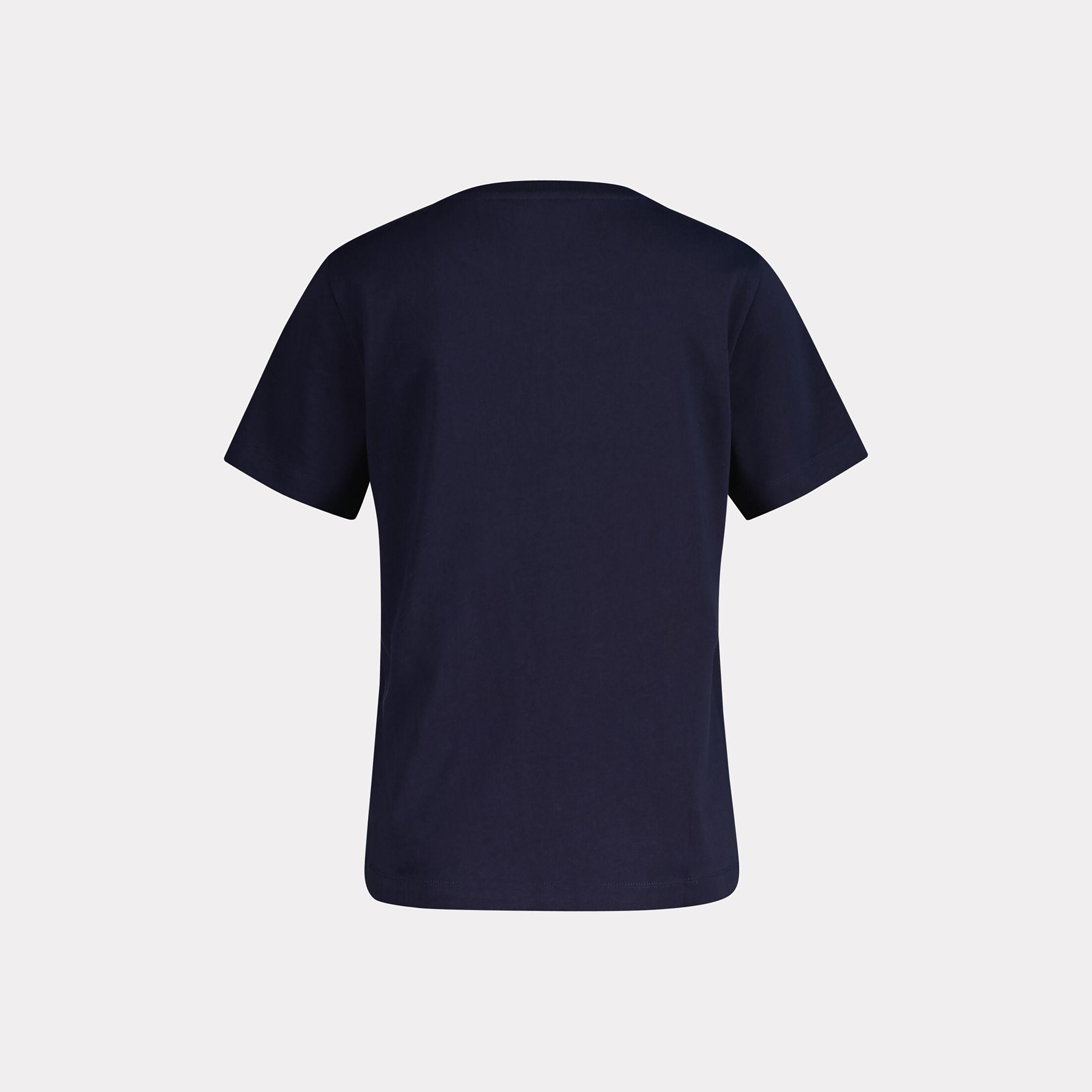 Gant Embroidered Logo Crew Neck Short Sleeves Women's T-Shirt-women-clothing-tshirts-image-4