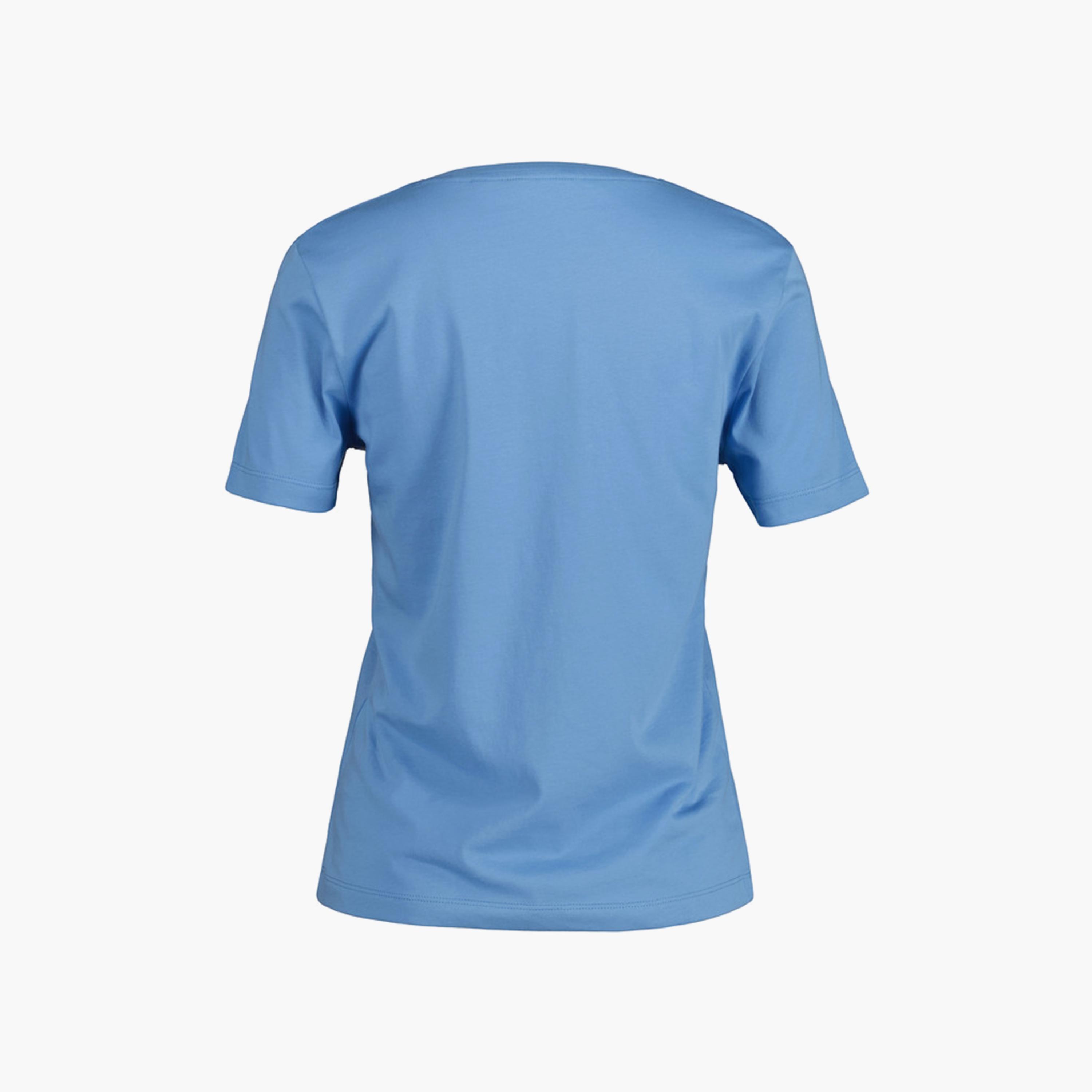 Gant Logo Print Crew Neck Short Sleeves T-Shirt-women-clothing-tshirts-image-2