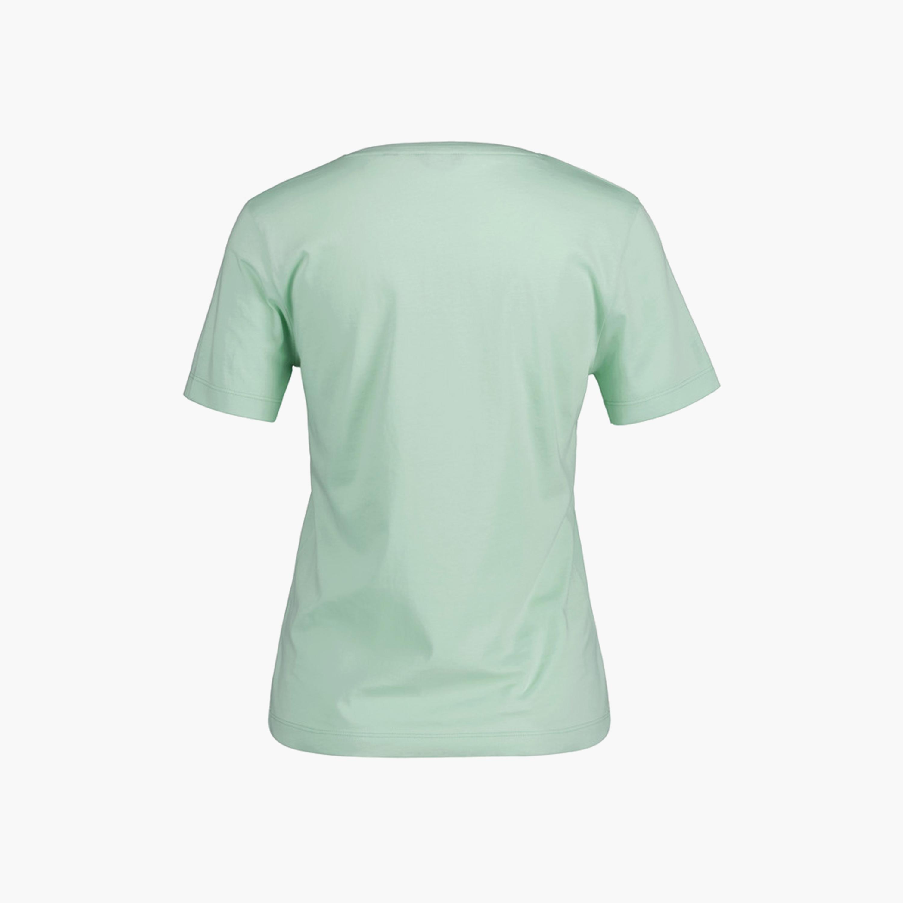 Gant Logo Print Crew Neck Short Sleeves T-Shirt-women-clothing-tshirts-image-2