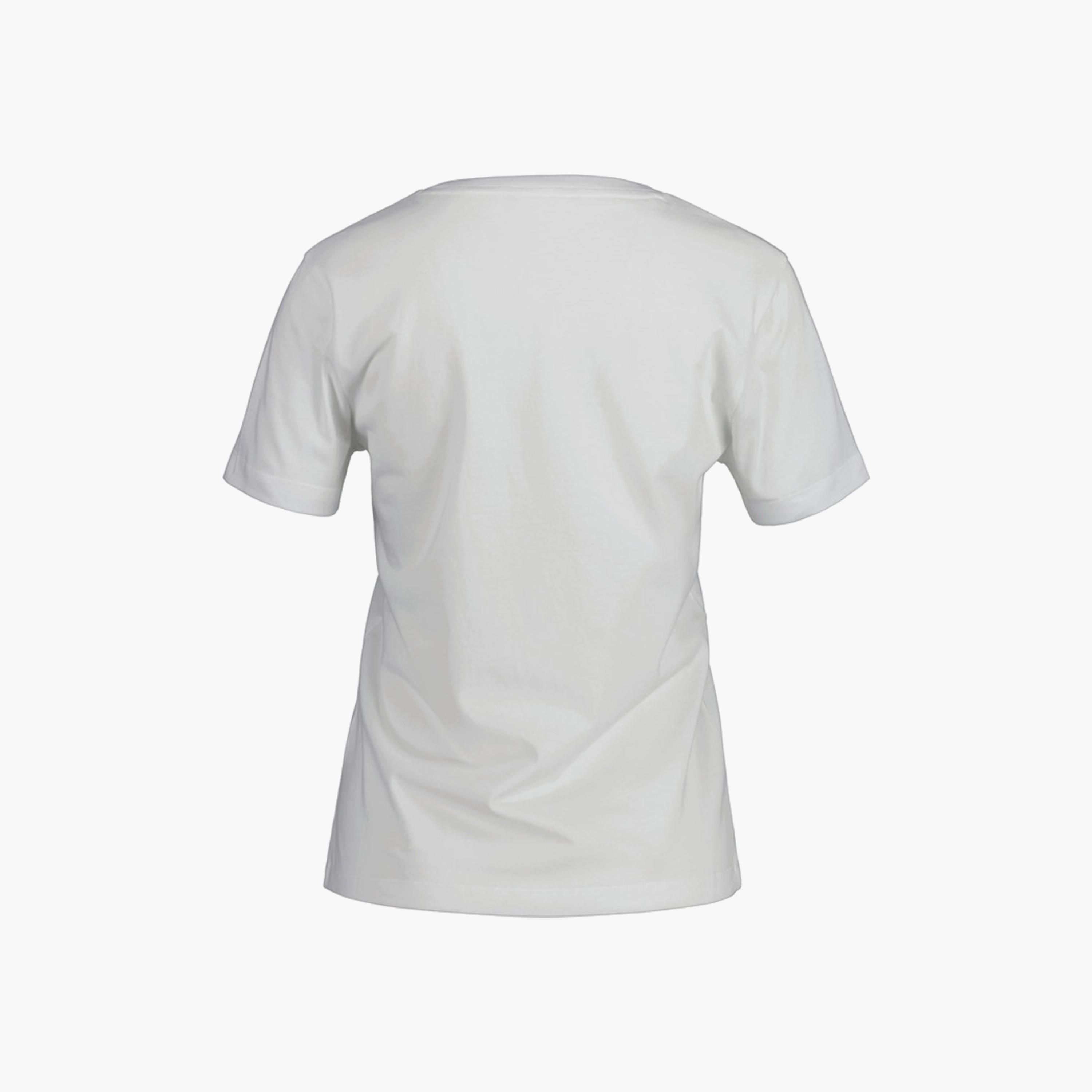 Gant Logo Print Crew Neck Short Sleeves T-Shirt-women-clothing-tshirts-image-2
