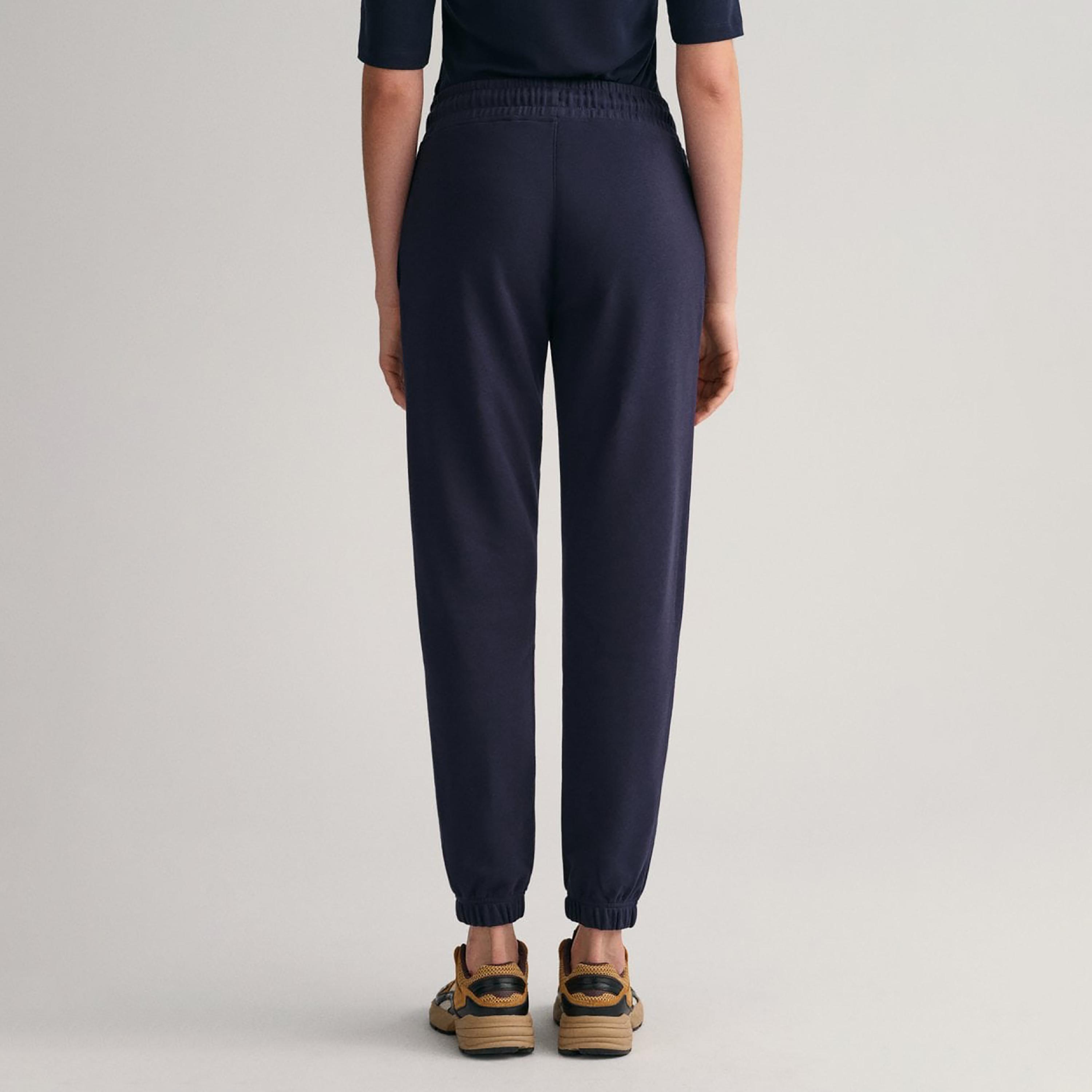 Gant Logo Detail Mid-Rise Drawstring Sweatpants-women-clothing-bottoms-joggers-image-3
