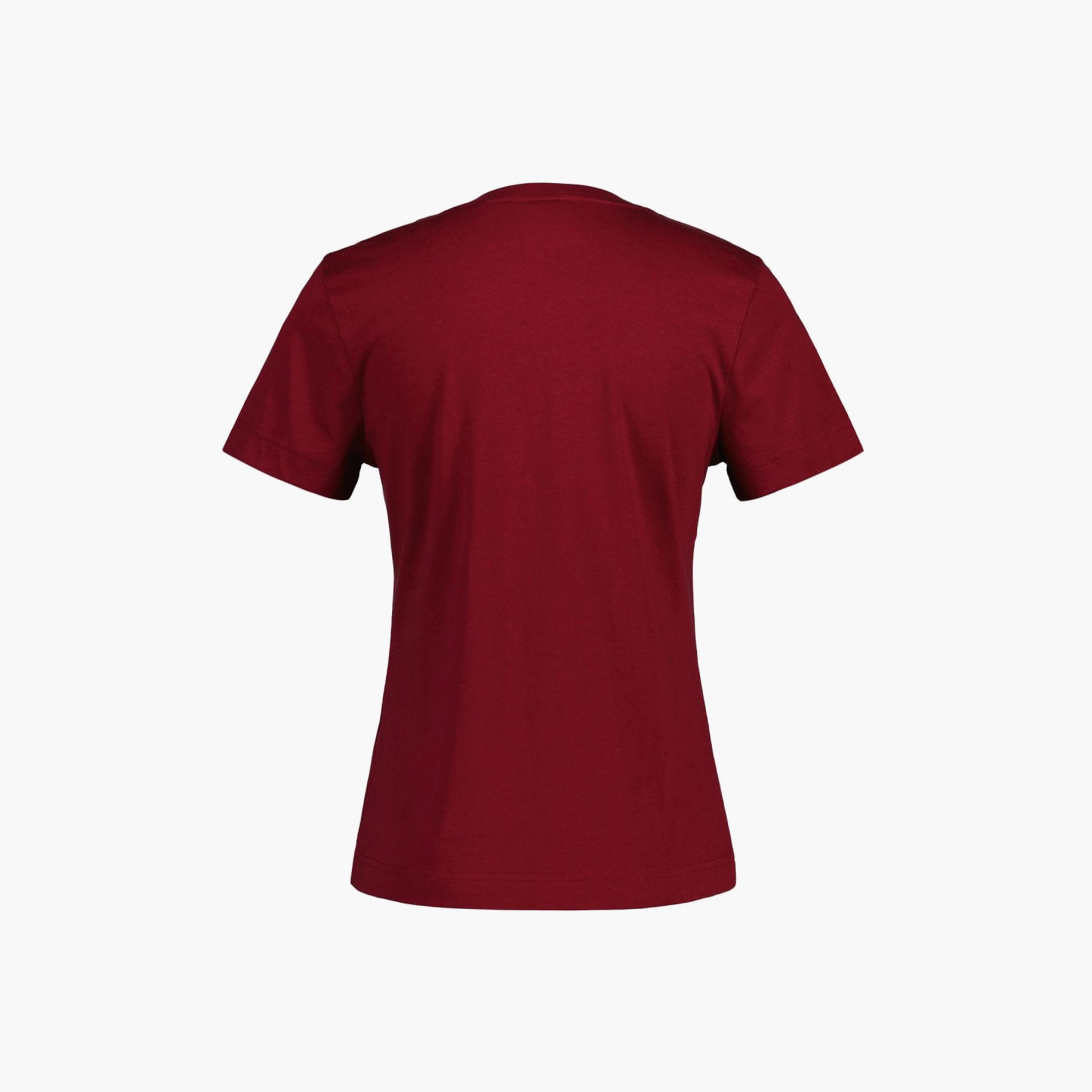 Gant Logo Print Crew Neck Short Sleeves T-Shirt-women-clothing-tshirts-image-2