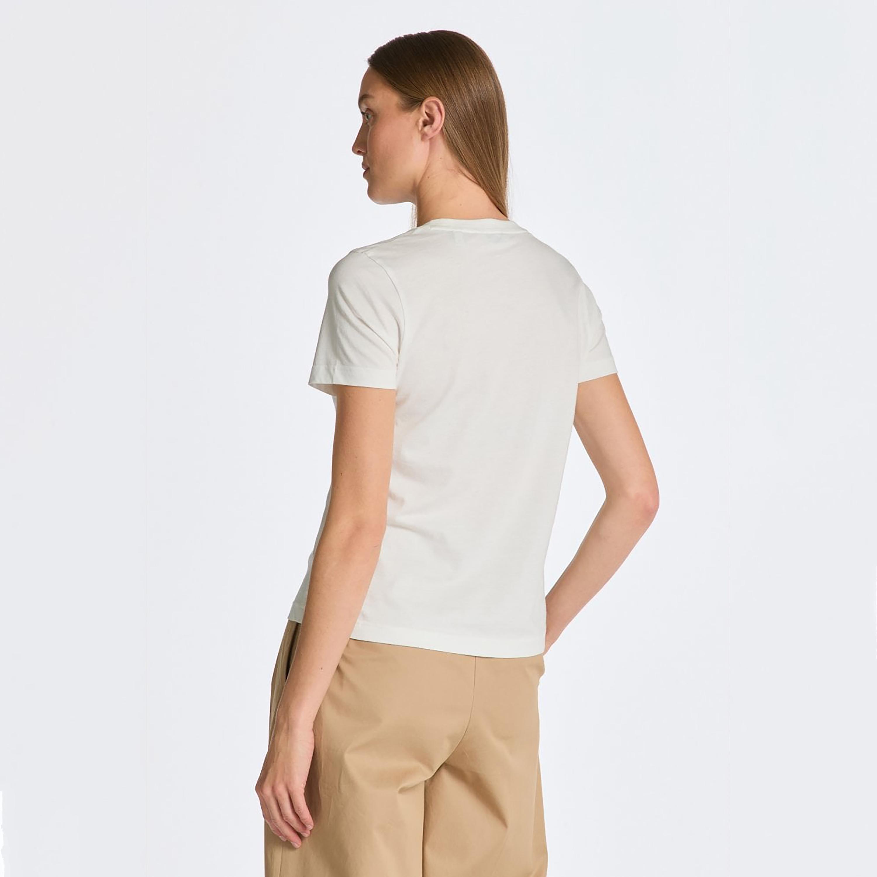 Gant Embroidered Logo Crew Neck Short Sleeves T-Shirt-women-clothing-tshirts-image-3