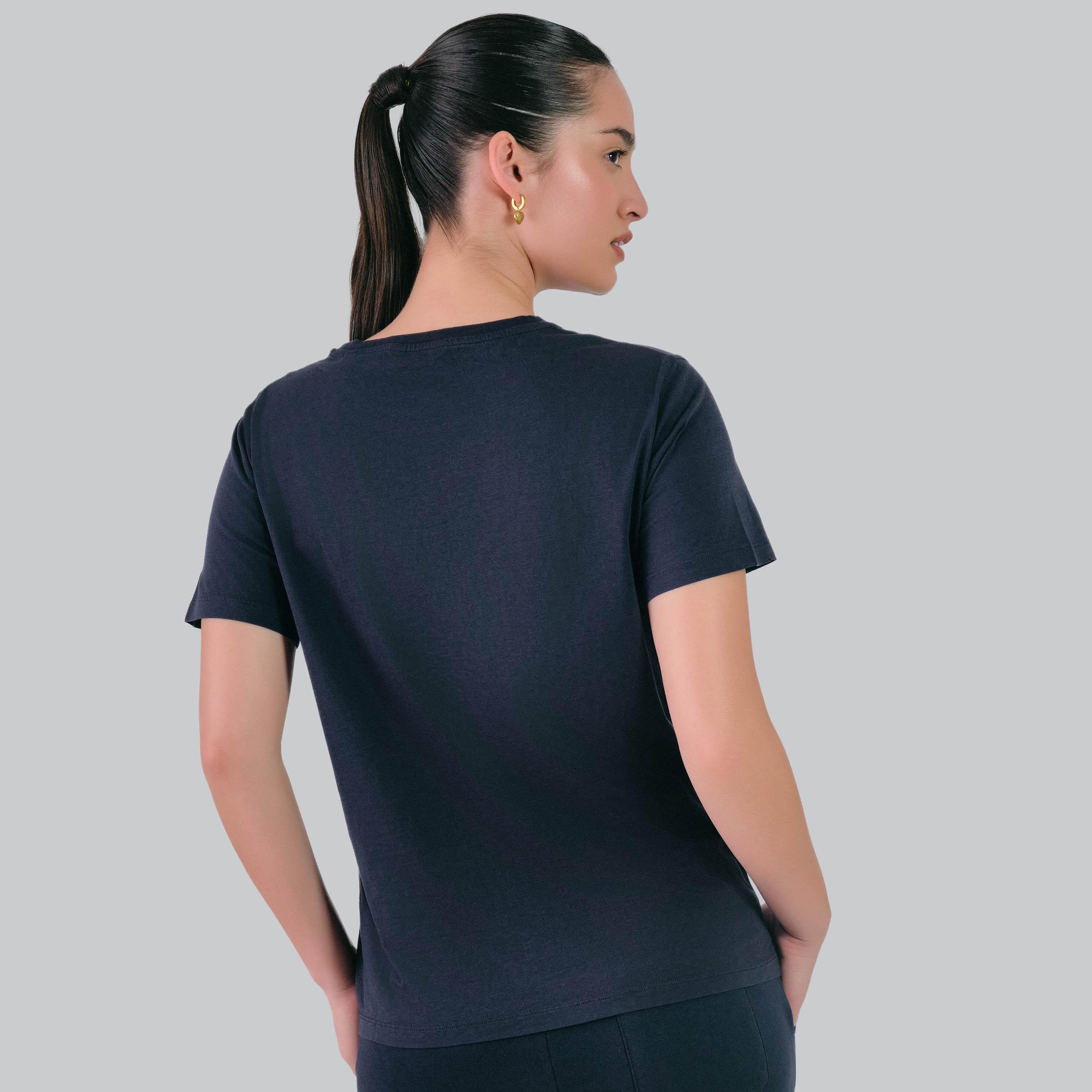 Gant G-Text Print Round Neck Short Sleeves Women's T-Shirt-women-clothing-tshirts-image-5