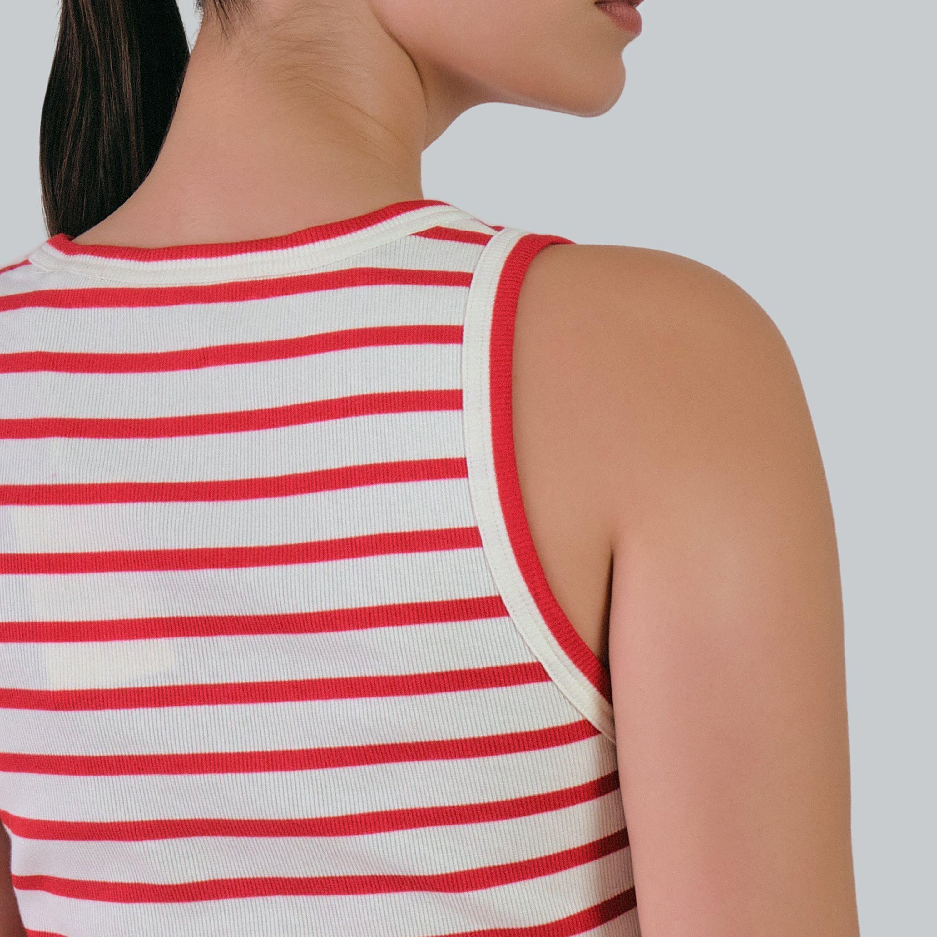 Gant Striped Round Neck Sleeveless Women's Tank Top-women-clothing-shirtsandblouses-blouses-image-12