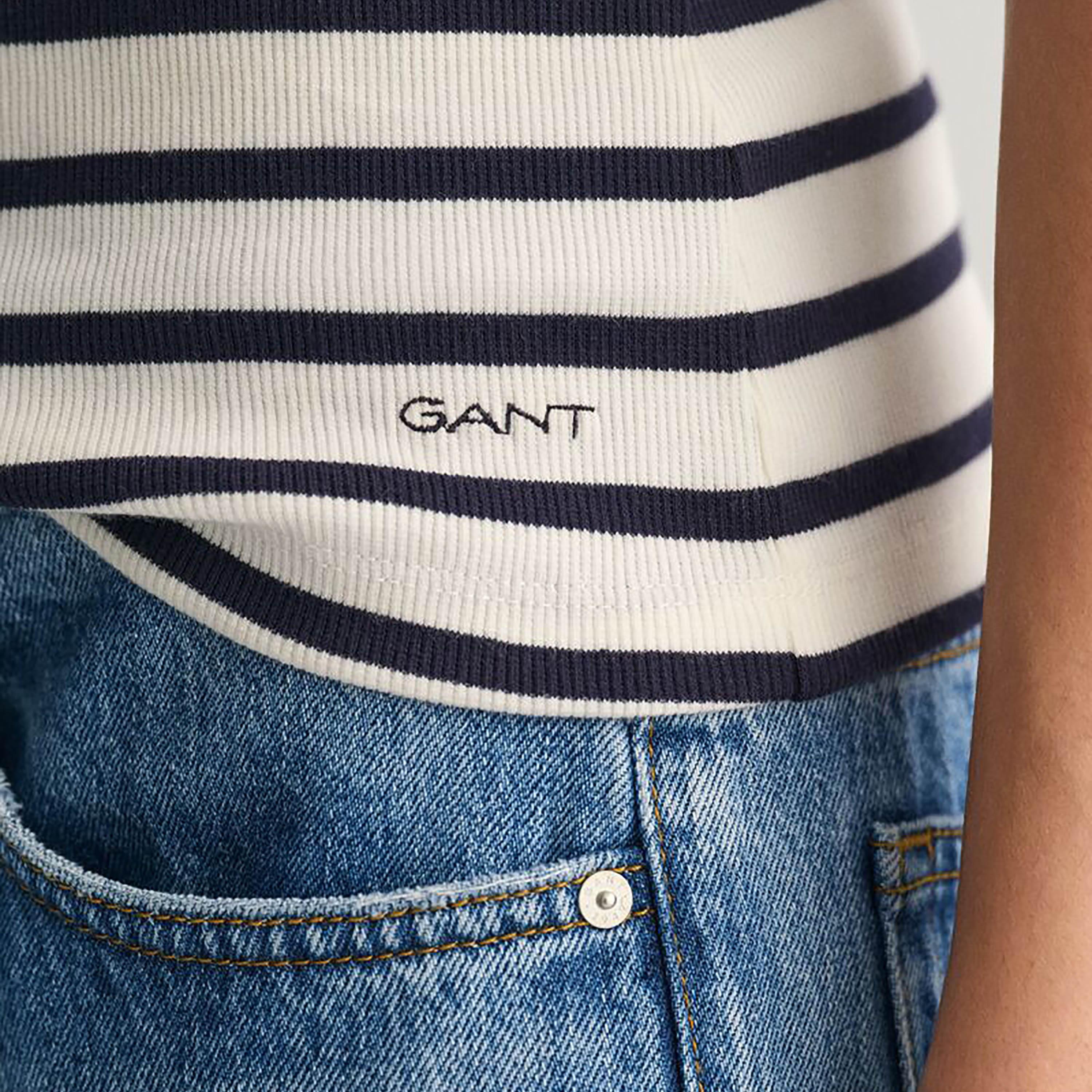 Gant Striped Round Neck Sleeveless Women's Tank Top-women-clothing-shirtsandblouses-blouses-image-5
