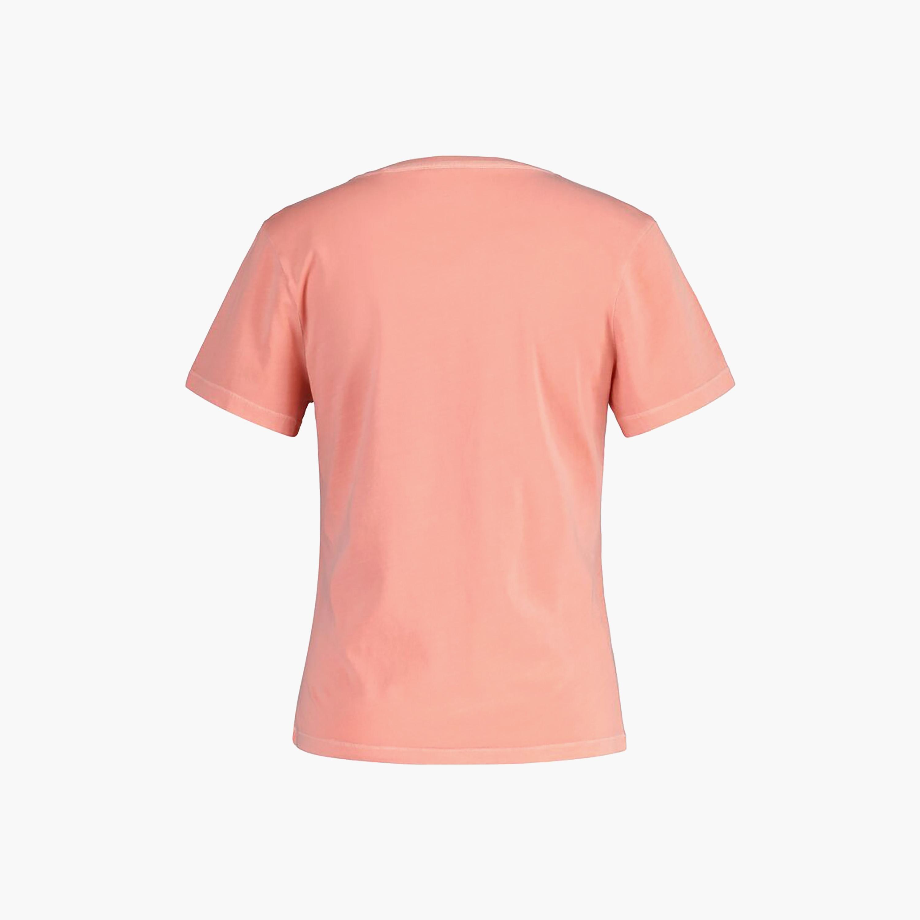 تي شيرت نسائي سادة بياقة دائرية وأكمام قصيرة من غانت-women-clothing-tshirts-image-18
