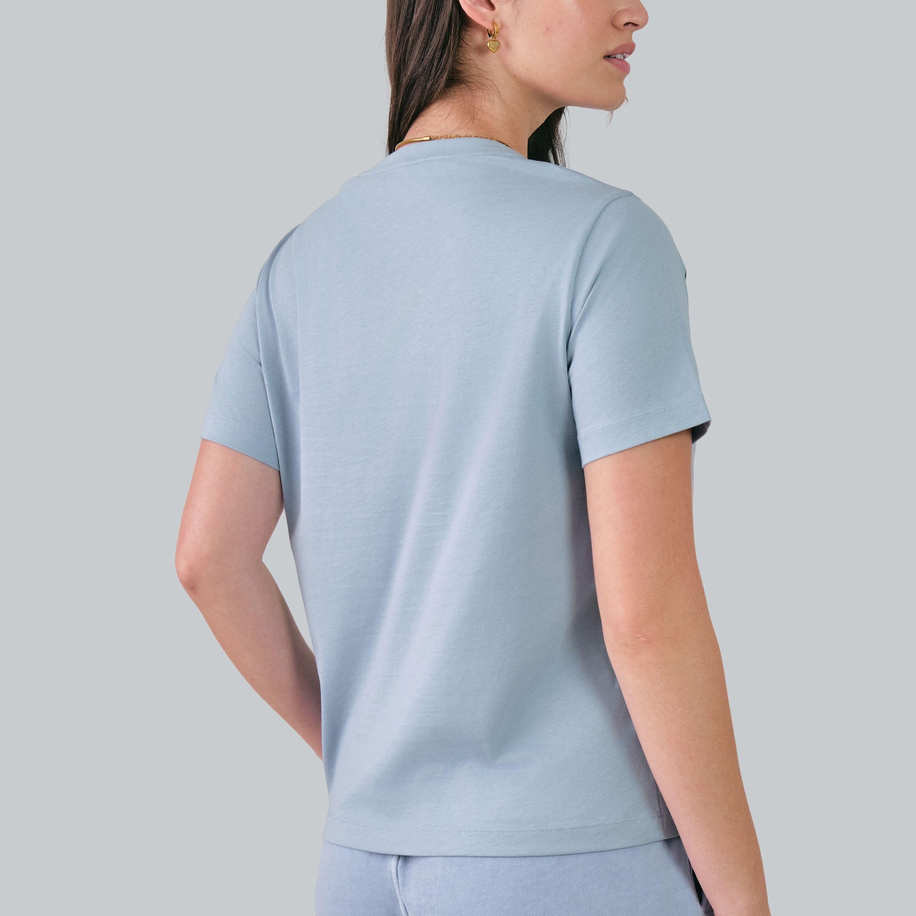 Gant Magnolia Embroidery Round Neck Short Sleeves Women's T-Shirt-women-clothing-tshirts-image-8