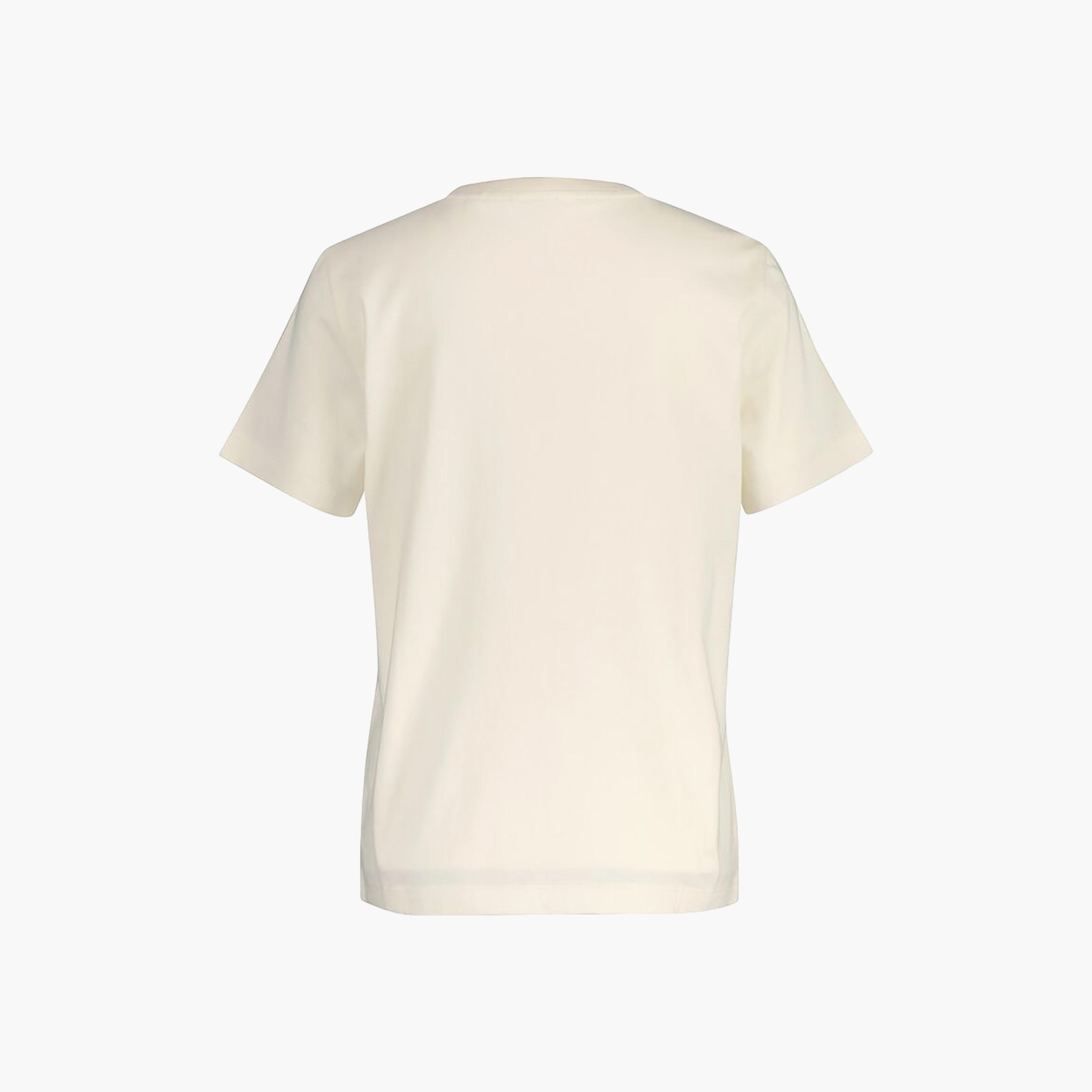 Gant Small Logo Round Neck Short Sleeves Women's T-Shirt-women-clothing-tshirts-image-2