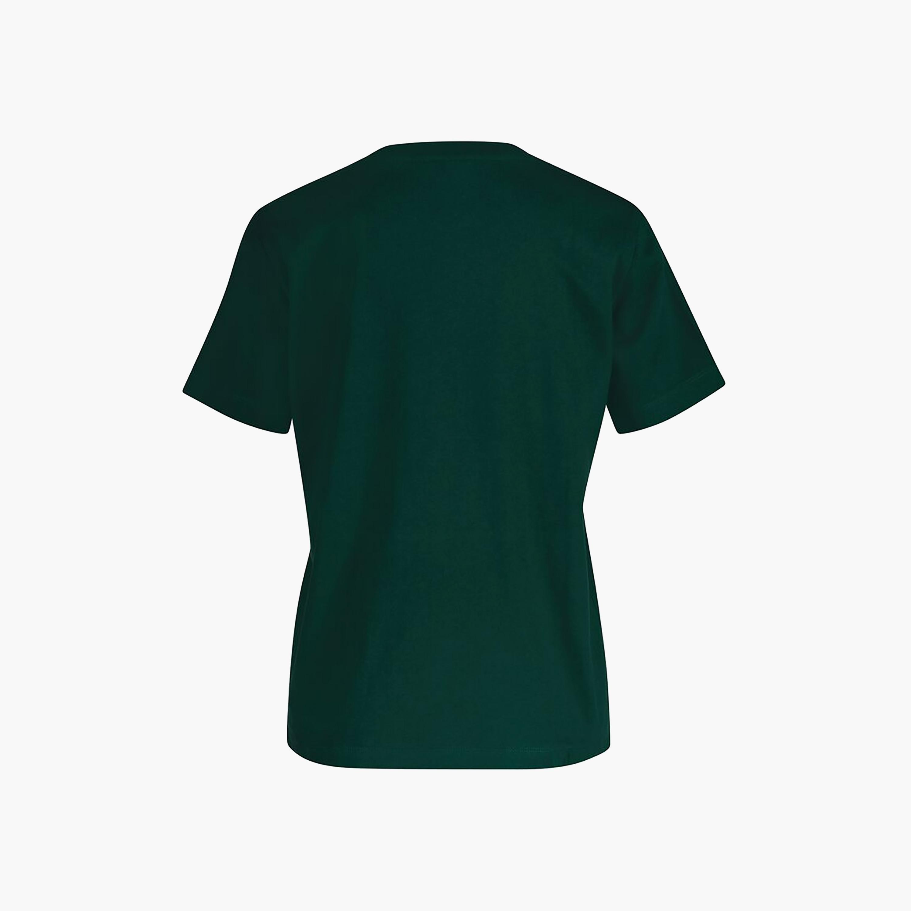 تي شيرت نسائي بأكمام قصيرة ورقبة دائرية وشعار صغير من Gant-women-clothing-tshirts-image-3