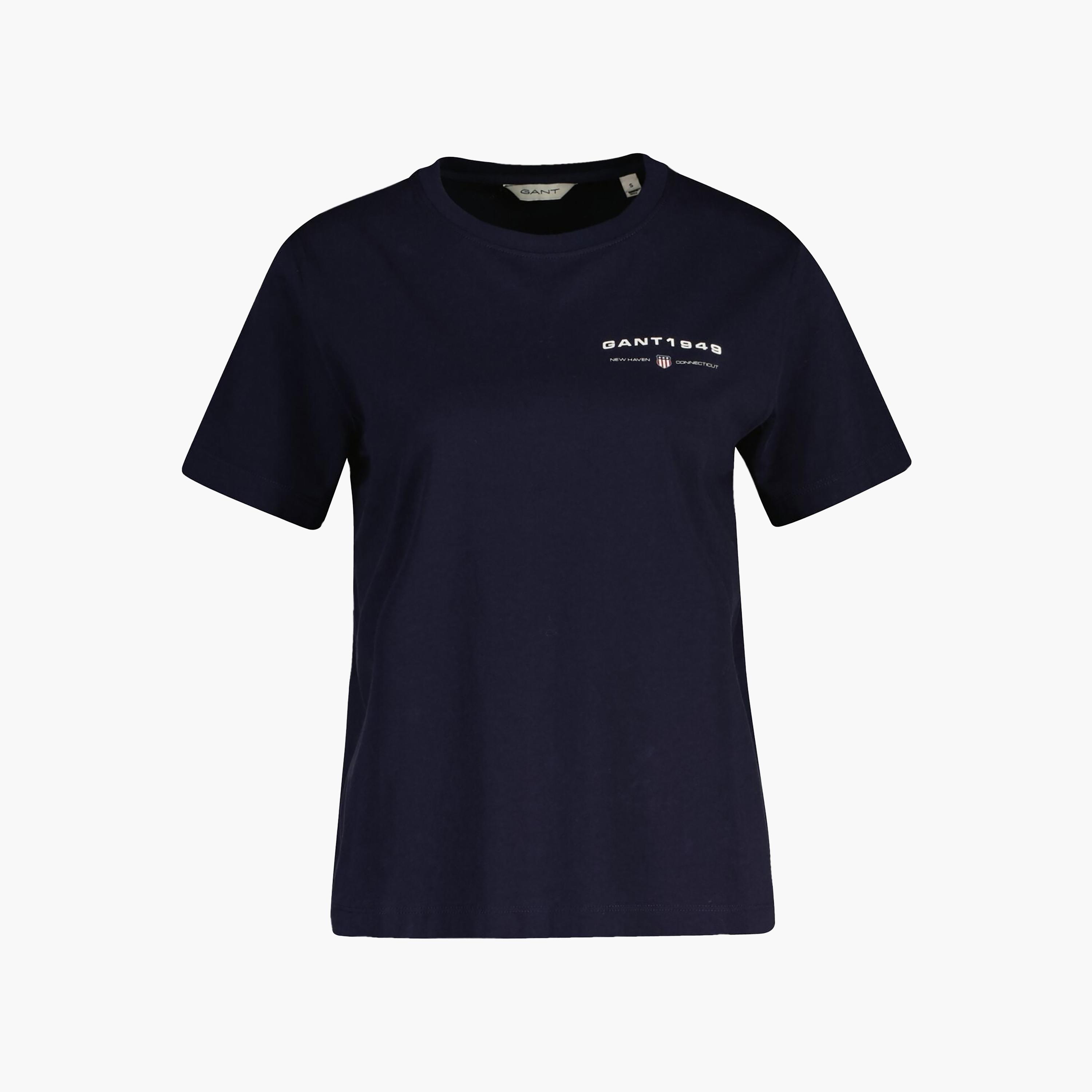 تيشيرت حريمي بياقة دائرية وأكمام قصيرة، سادة من جانت-women-clothing-tshirts-image-6