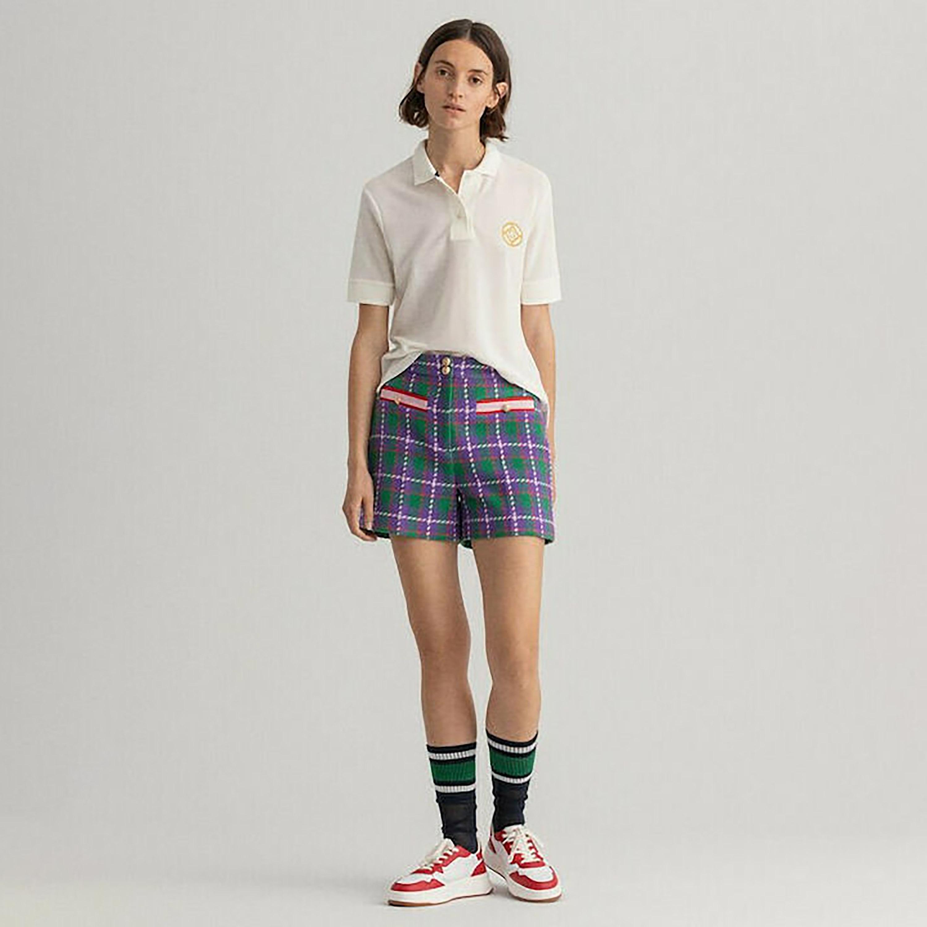 Gant Embroidered Logo Collared Short Sleeves Polo T-Shirt-women-clothing-tshirts-image-2