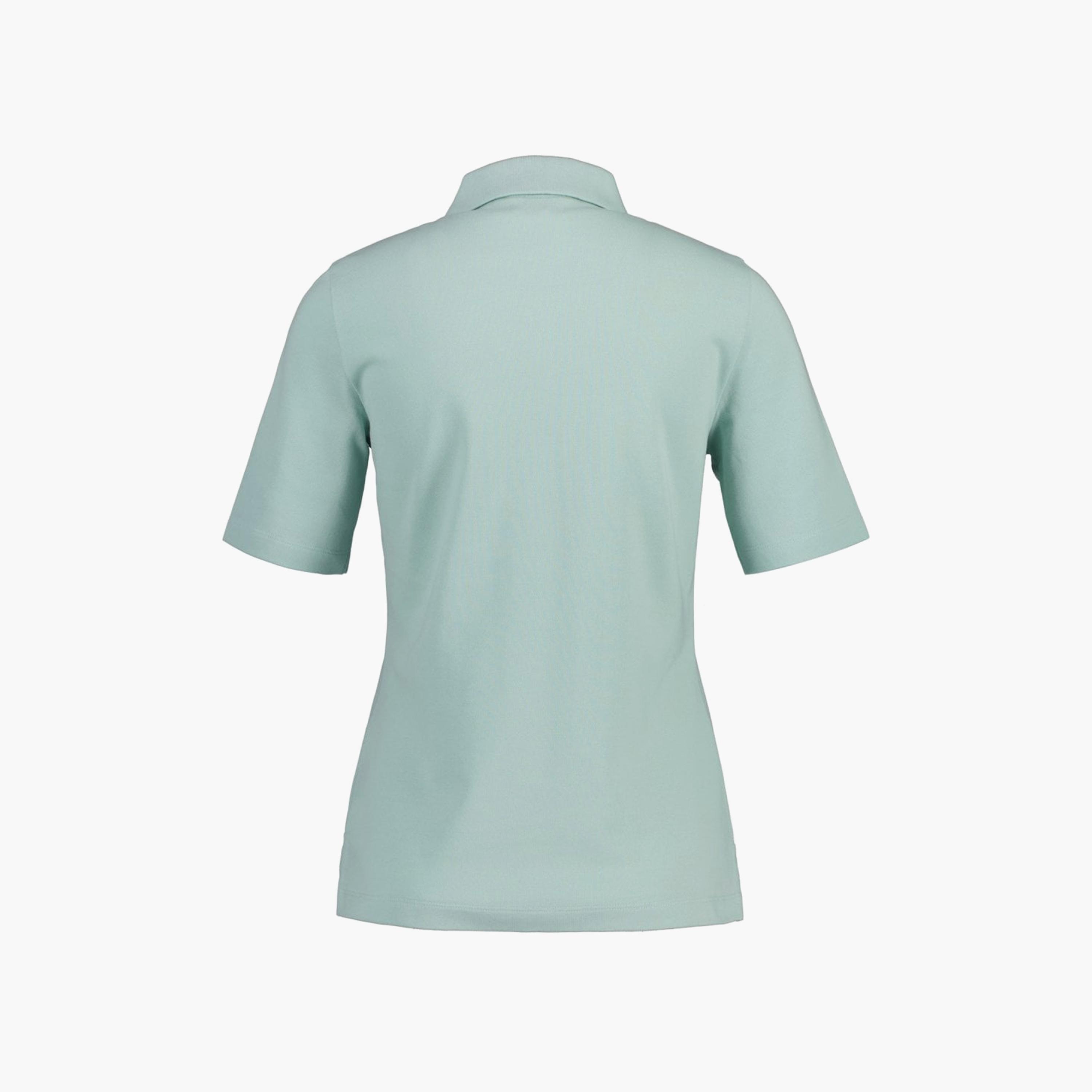 Gant Logo Detail Collared Long Sleeves Polo T-Shirt-women-clothing-tshirts-image-2