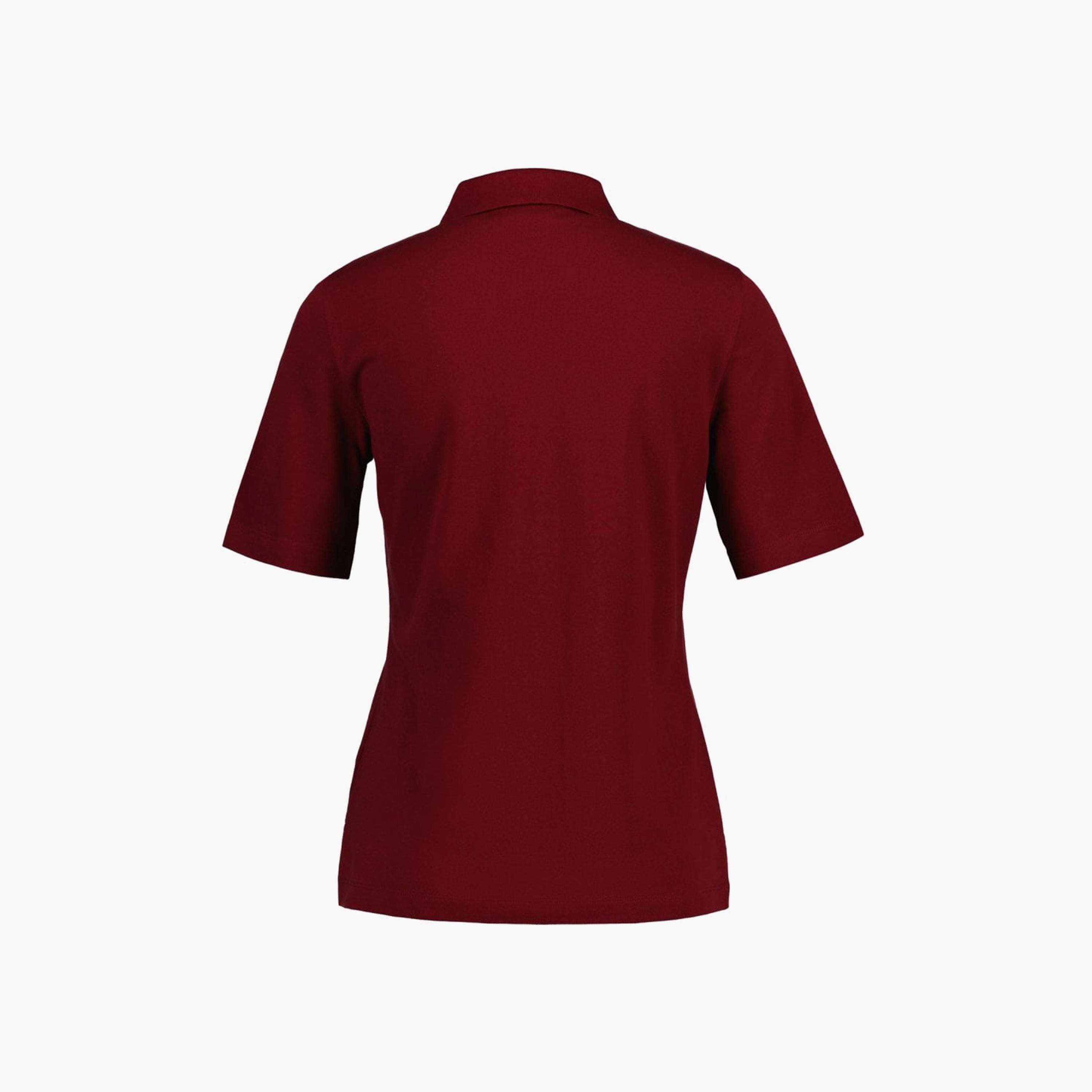 Gant Logo Detail Collared Long Sleeves Polo T-Shirt-women-clothing-tshirts-image-2
