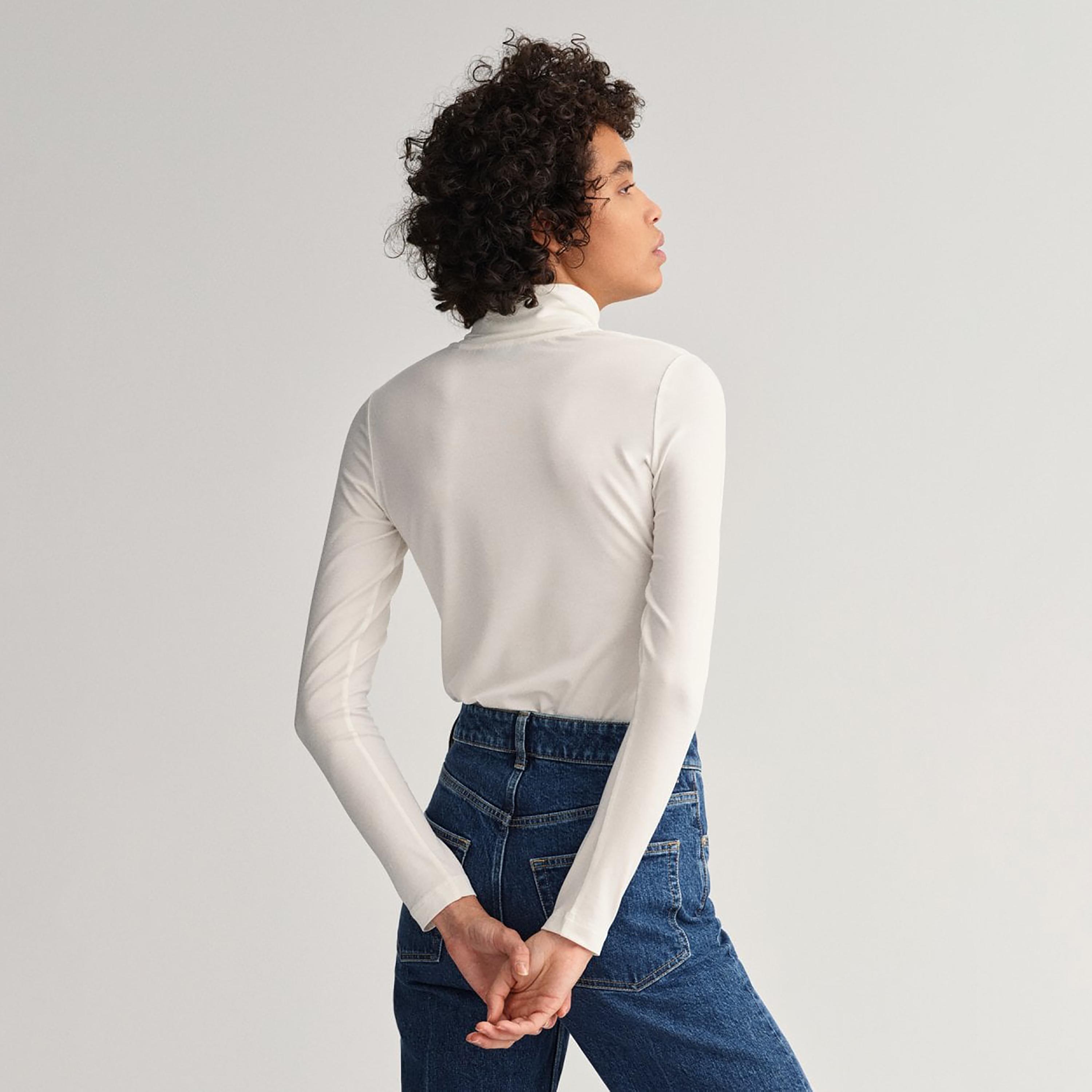 Gant Plain Turtle Neck Long Sleeves T-Shirt-women-clothing-tshirts-image-4