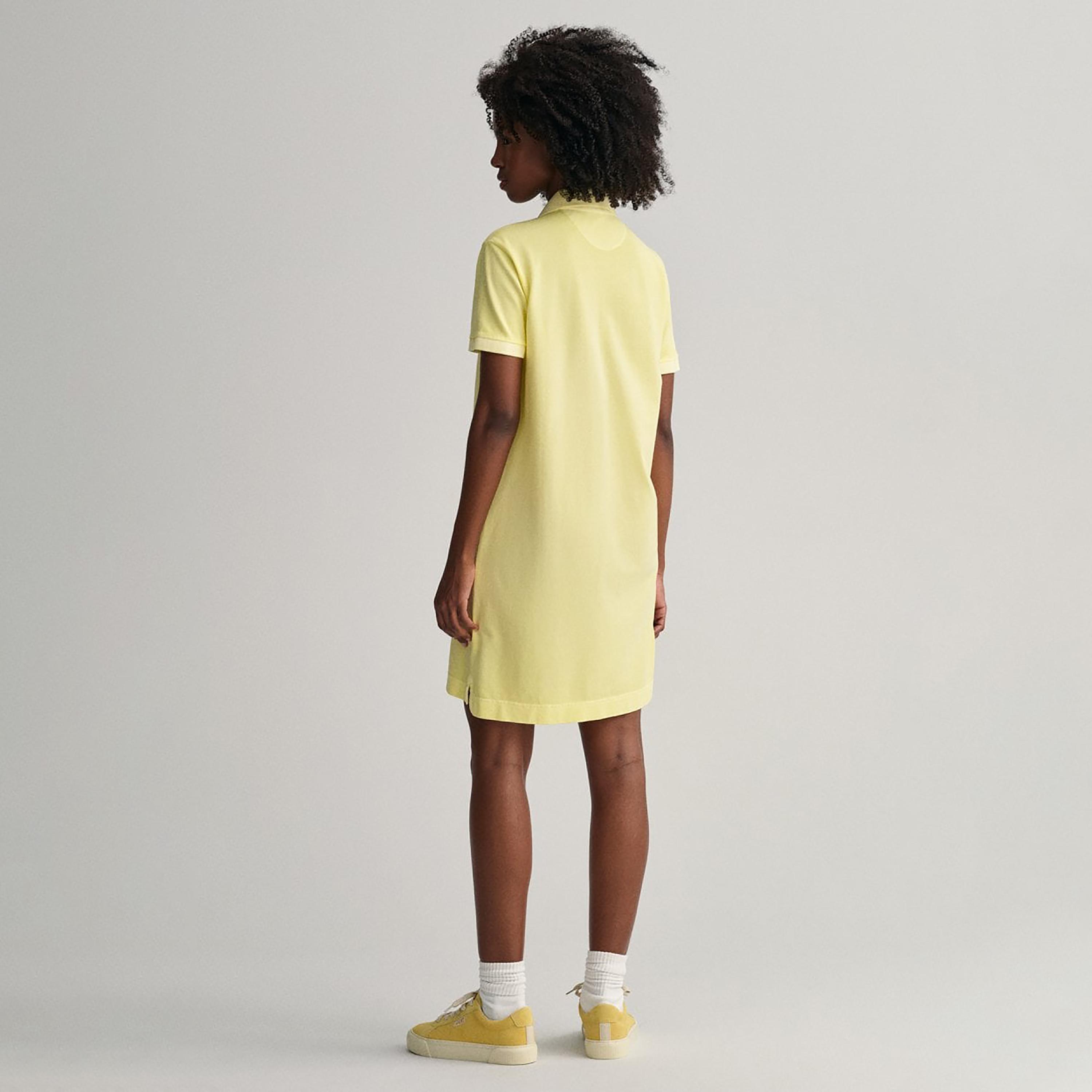 Gant Logo Detail Collared T-Shirt Mini Dress-women-clothing-dresses-image-4