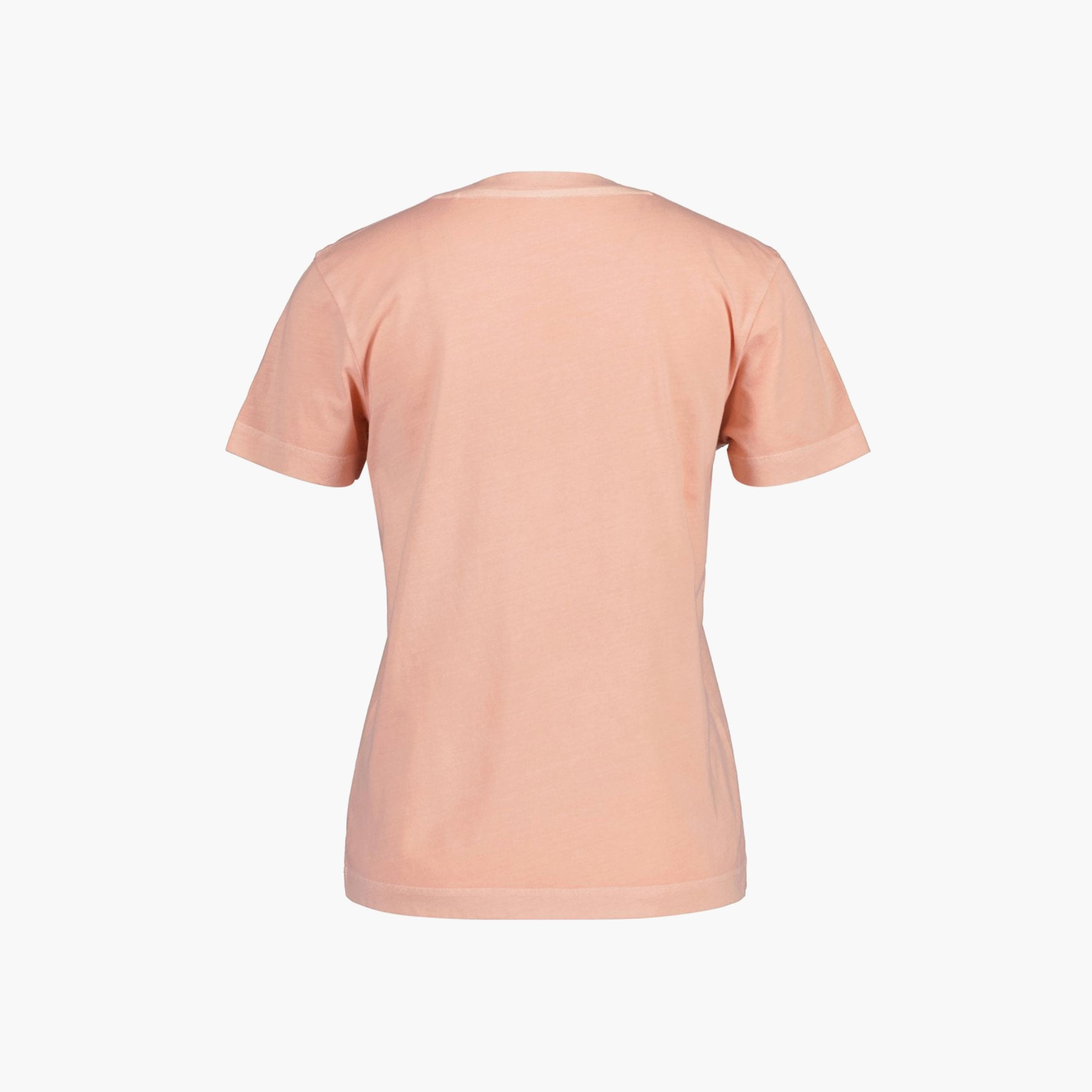 تي-شيرت جانت لوجو بأكمام قصيرة والرقبة الخامسة-women-clothing-tshirts-image-2