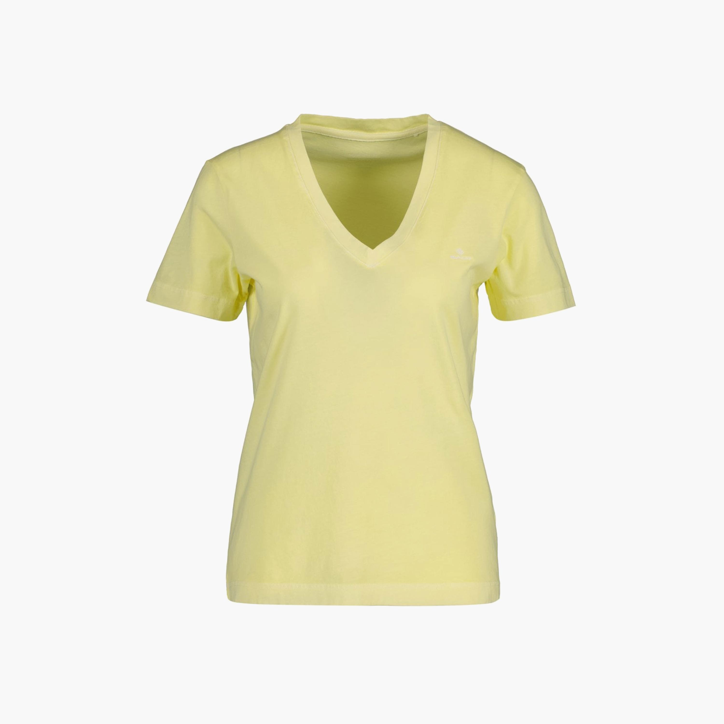 تي-شيرت جانت لوجو بأكمام قصيرة والرقبة الخامسة-women-clothing-tshirts-image-1