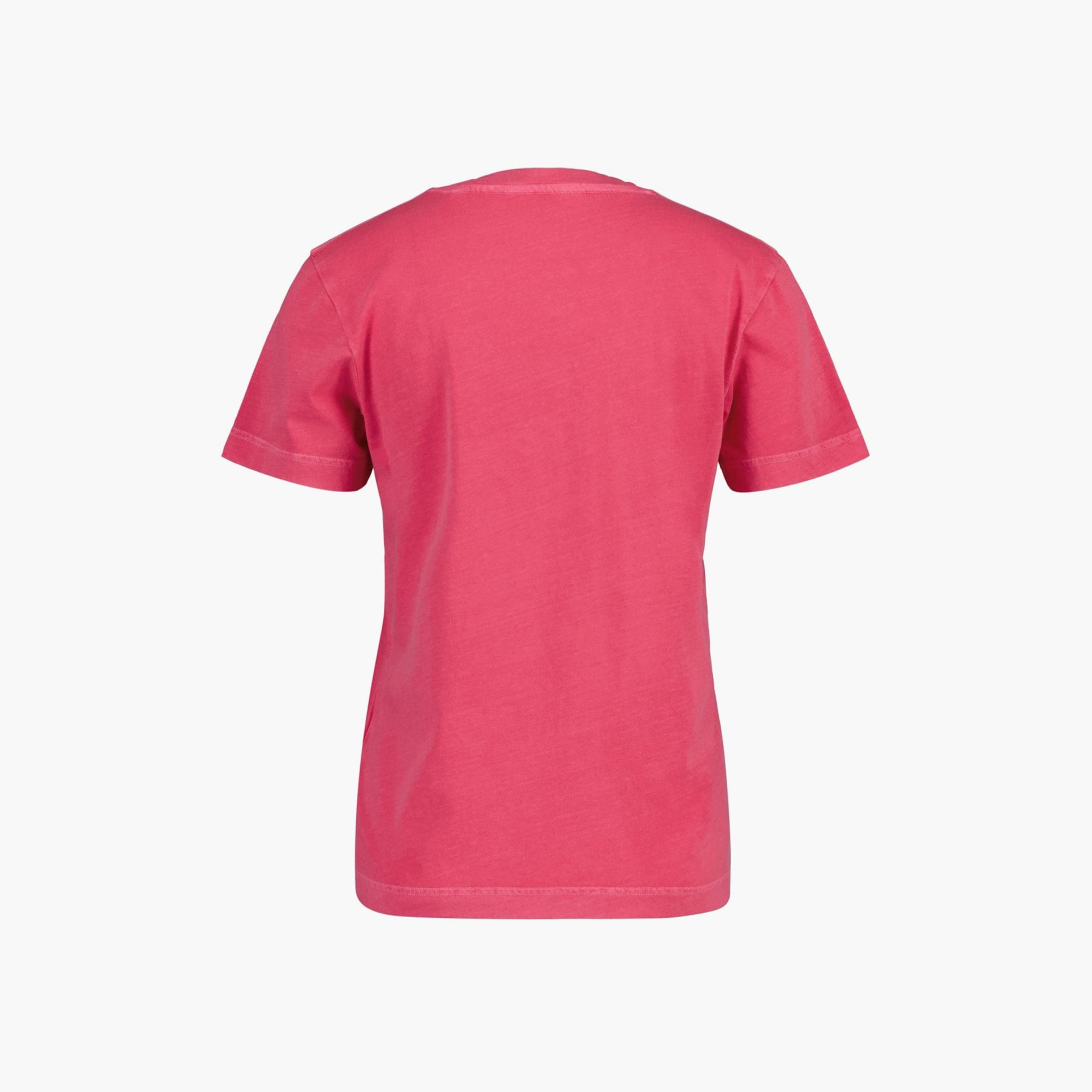 Gant Logo Detail V-Neck Short Sleeves T-Shirt-women-clothing-tshirts-image-2