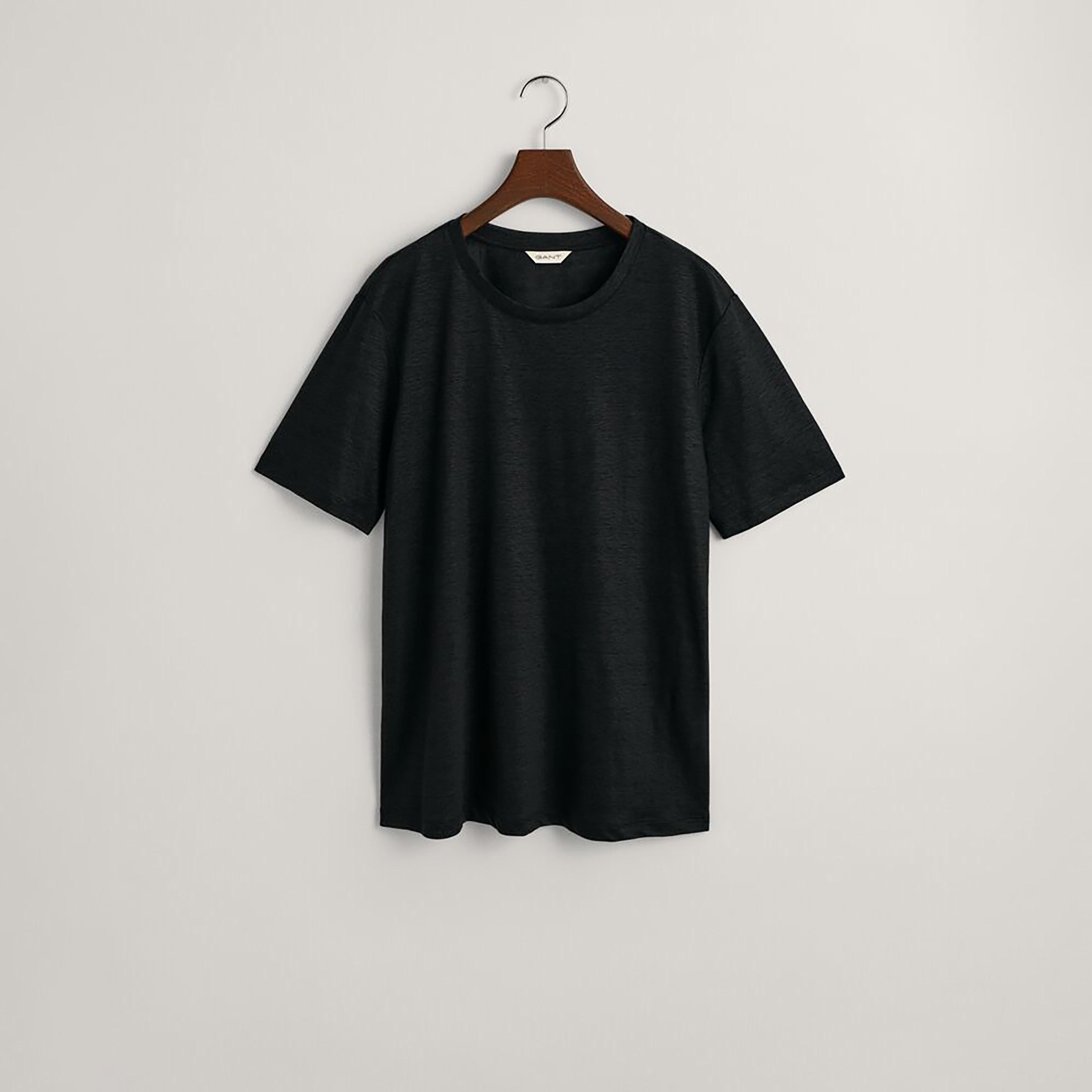 Gant Plain Round Neck Short Sleeves Women's T-Shirt-women-clothing-tshirts-image-14