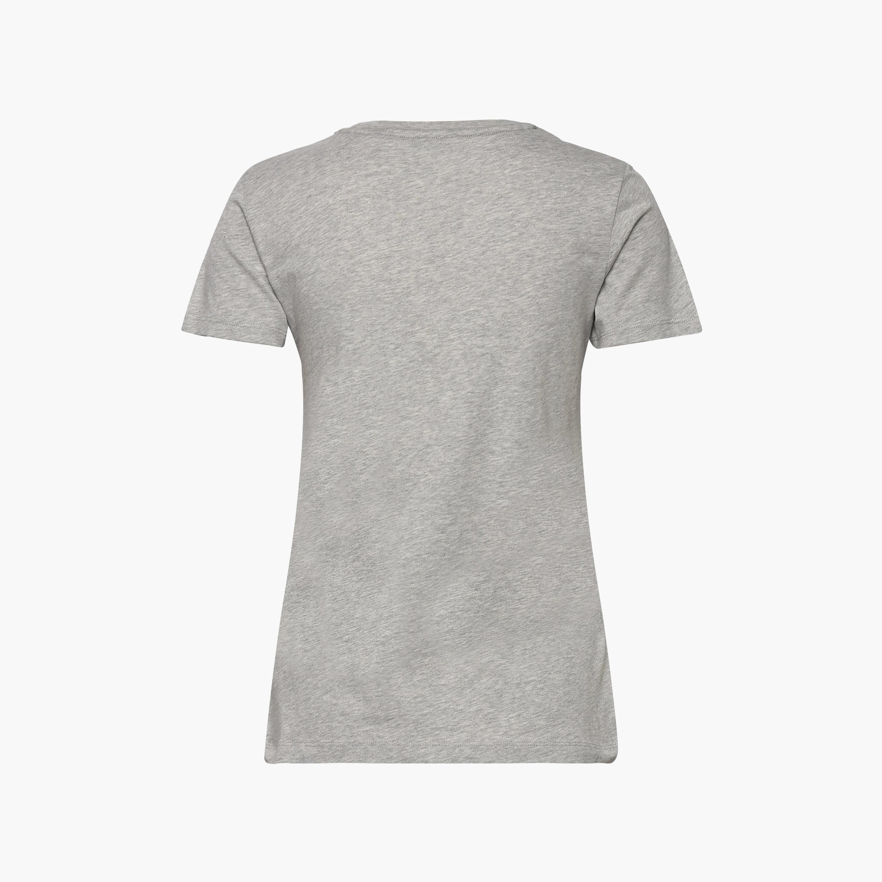 Gant Applique Crew Neck Short Sleeves T-Shirt-women-clothing-tshirts-image-2