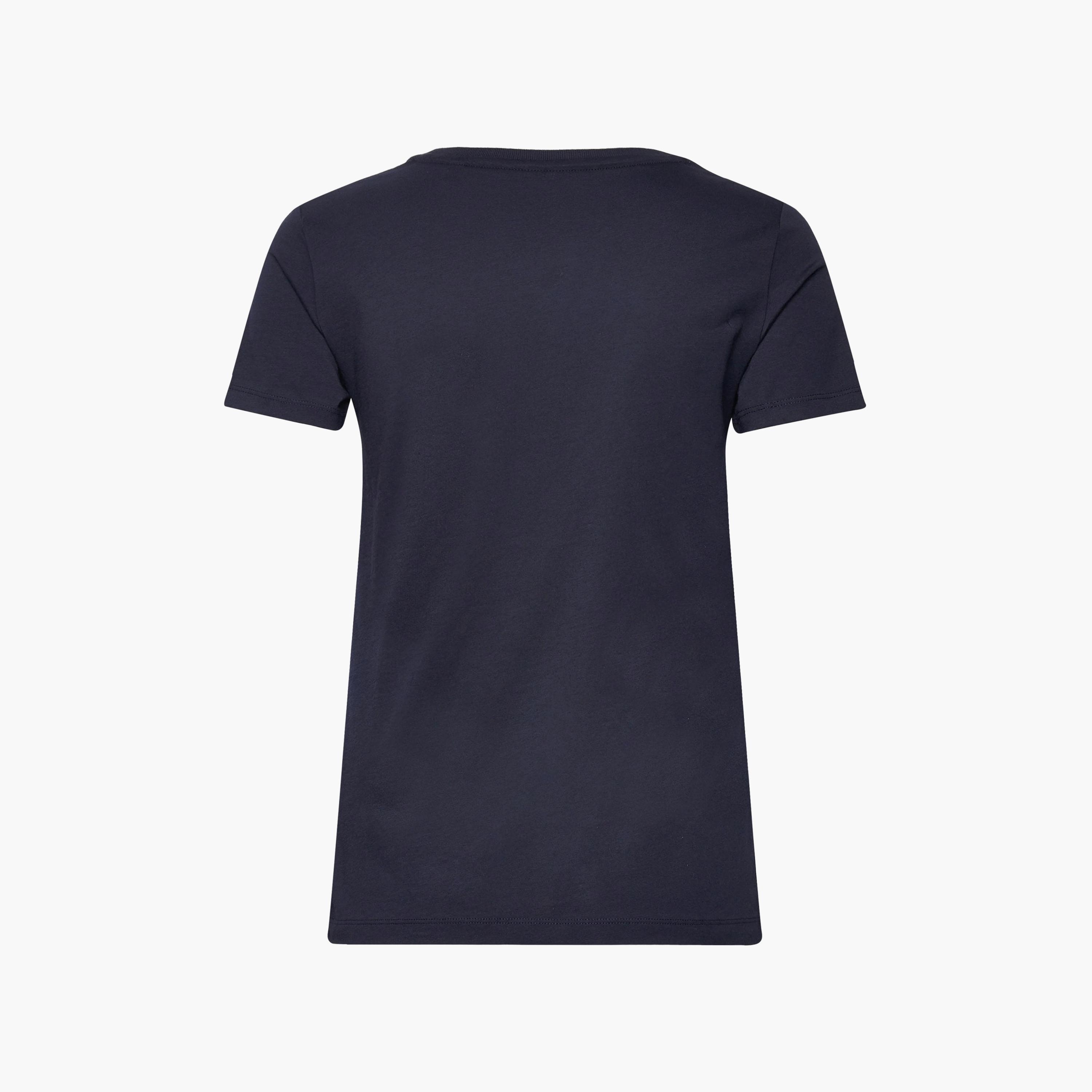 Gant Applique Crew Neck Short Sleeves T-Shirt-women-clothing-tshirts-image-2