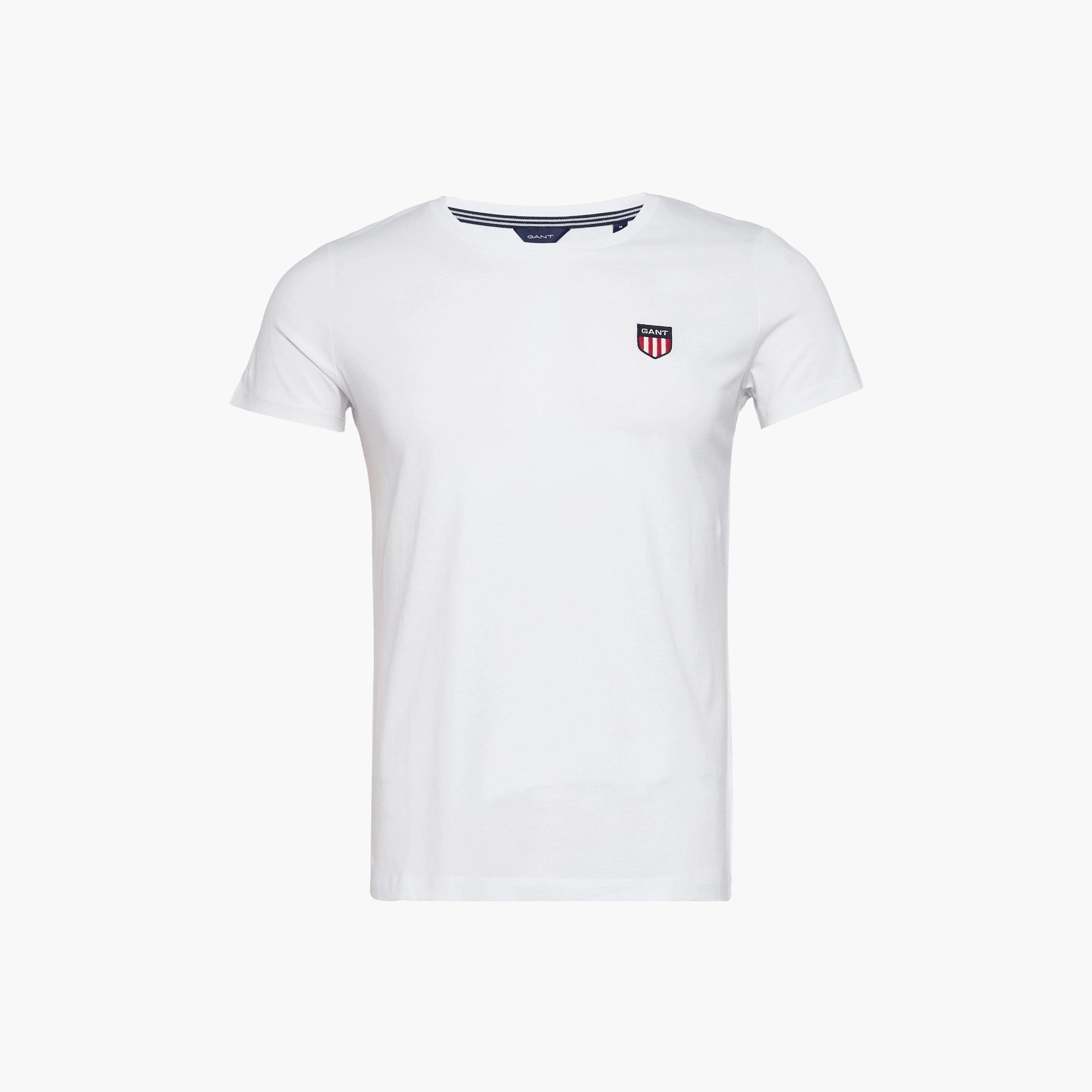 Gant Applique Crew Neck Short Sleeves T-Shirt-women-clothing-tshirts-image-1