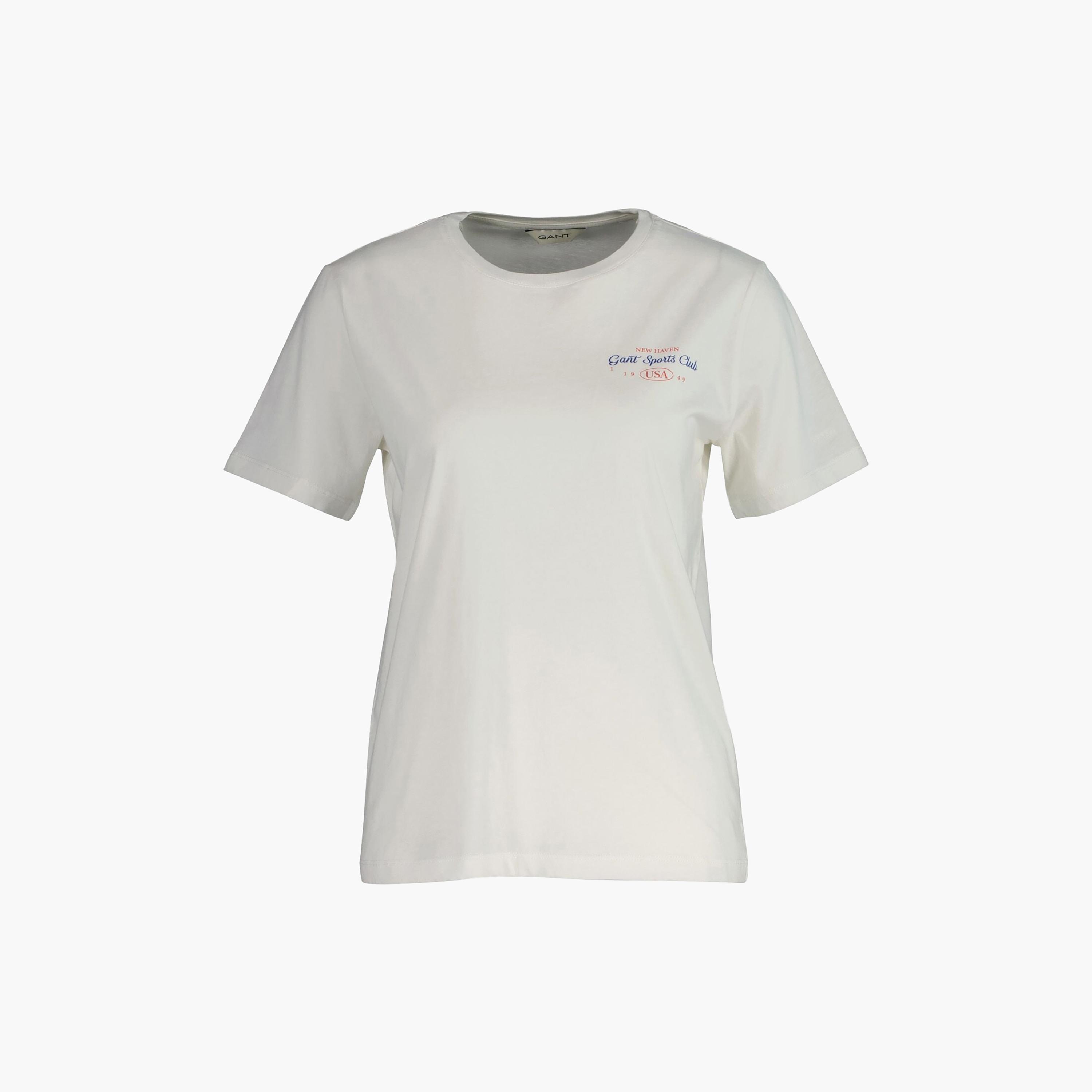 تيشيرت حريمي بياقة دائرية وأكمام قصيرة، سادة من جانت-women-clothing-tshirts-image-6