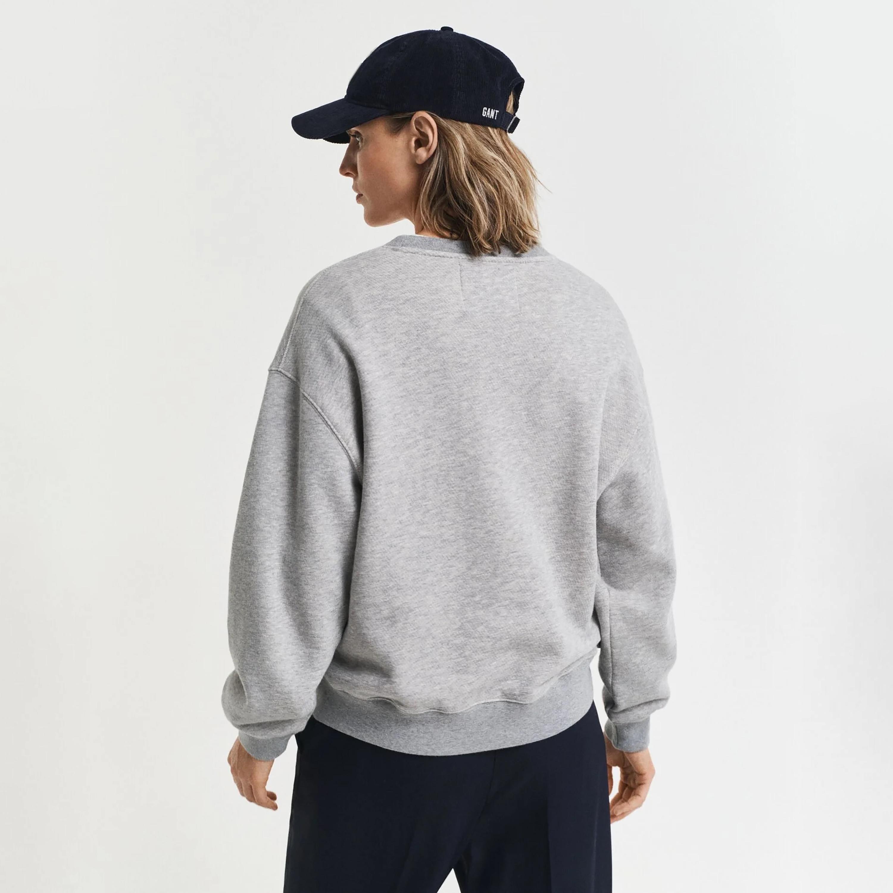 Gant Typographic Print Crew Neck Long Sleeves Women's Sweatshirt-women-clothing-hoodiesandsweatshirts-sweatshirts-image-4