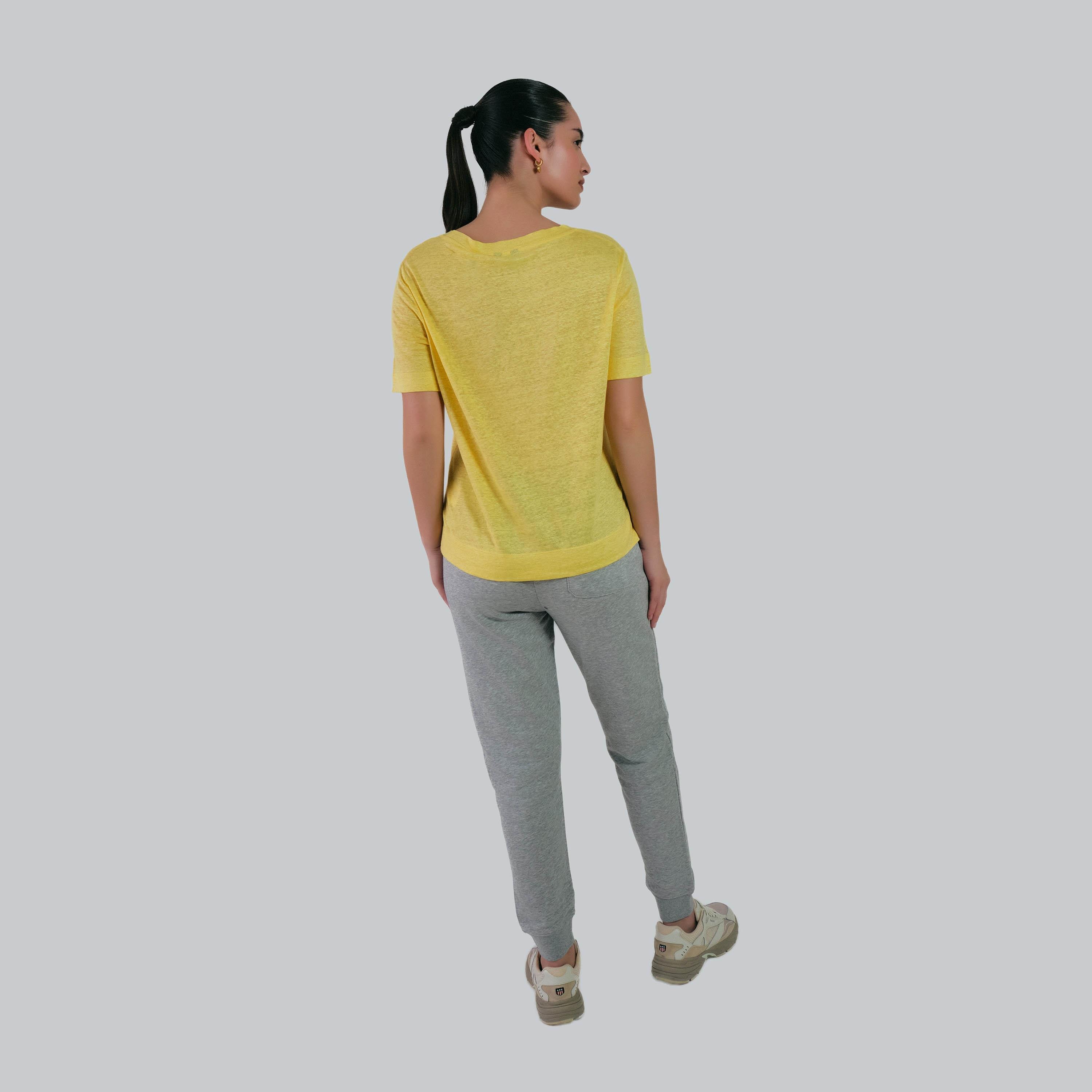Gant Plain Round Neck Short Sleeves Women's T-Shirt-women-clothing-tshirts-image-4