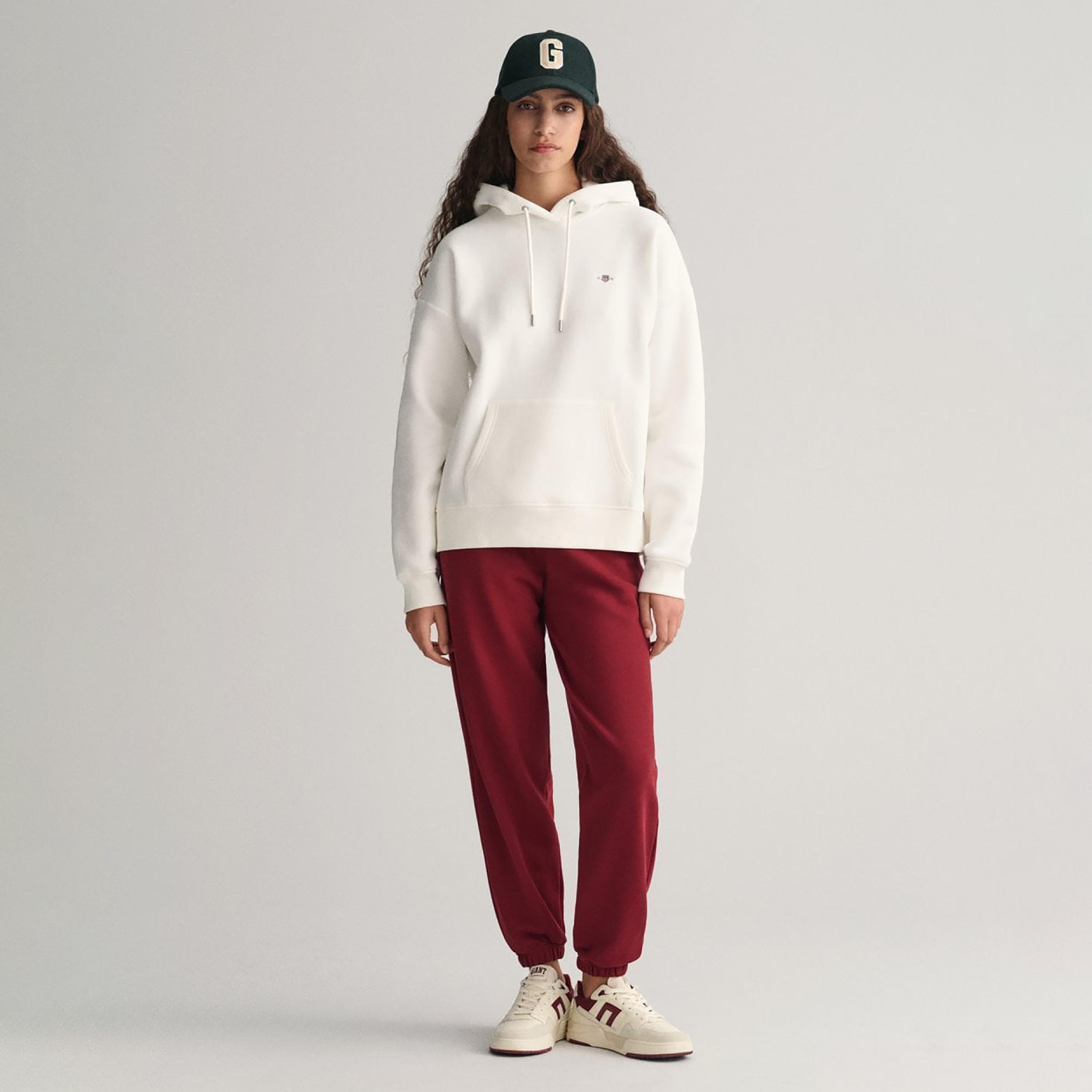 هودي بأكمام طويلة وشعار جانت مع جيب الكنغر-women-clothing-hoodiesandsweatshirts-hoodies-image-2