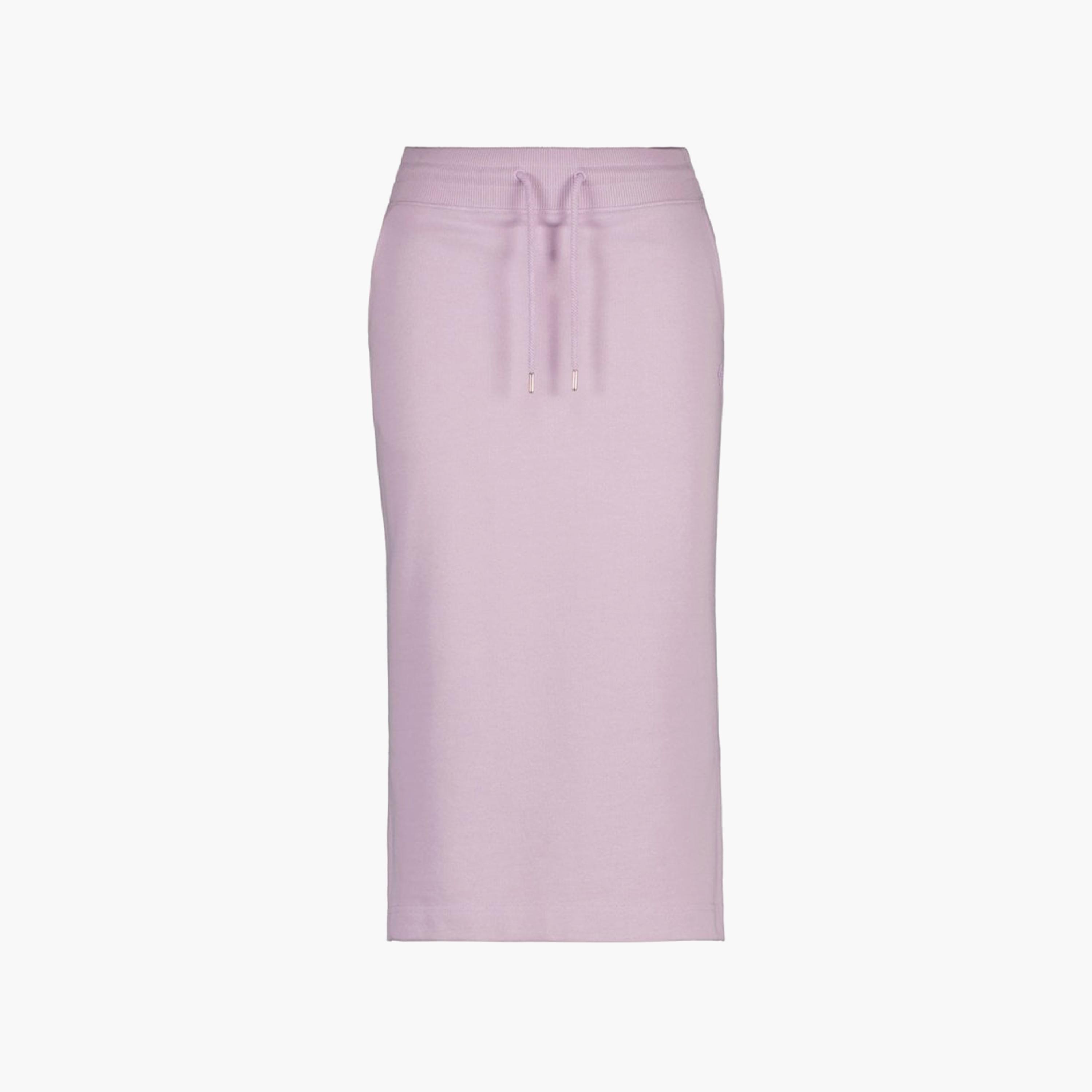 Gant Plain High-Rise Midi Skirt with Side Pocket-women-clothing-bottoms-skirts-image-1