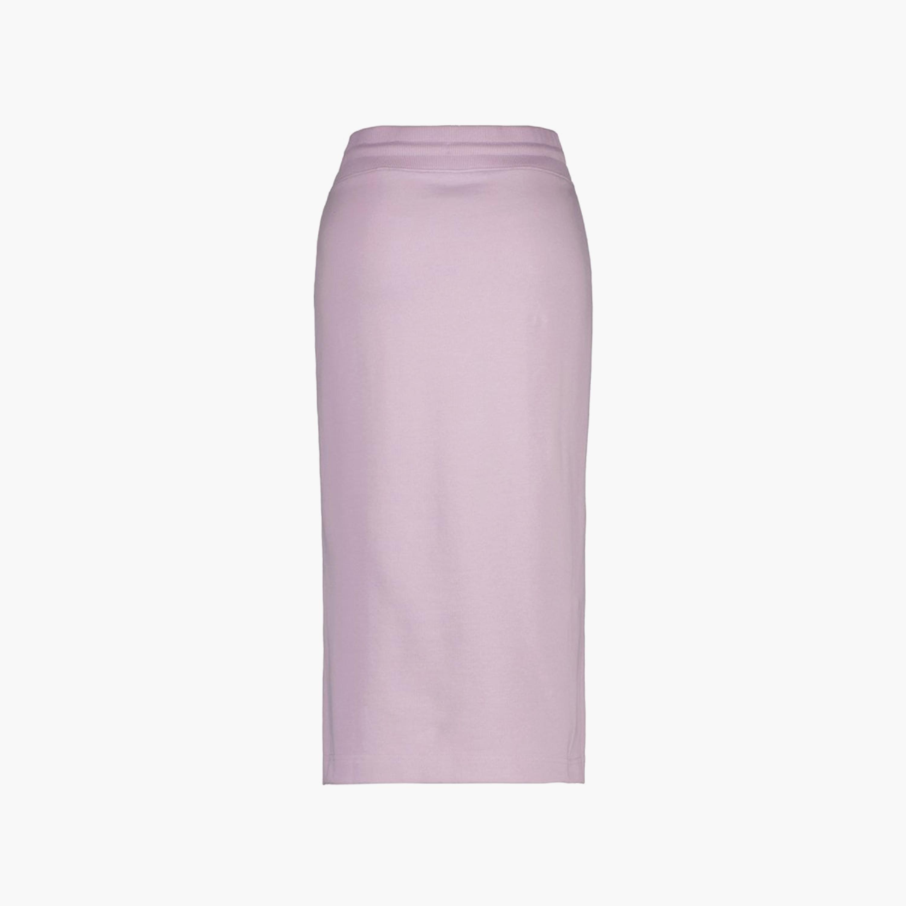 Gant Plain High-Rise Midi Skirt with Side Pocket-women-clothing-bottoms-skirts-image-2