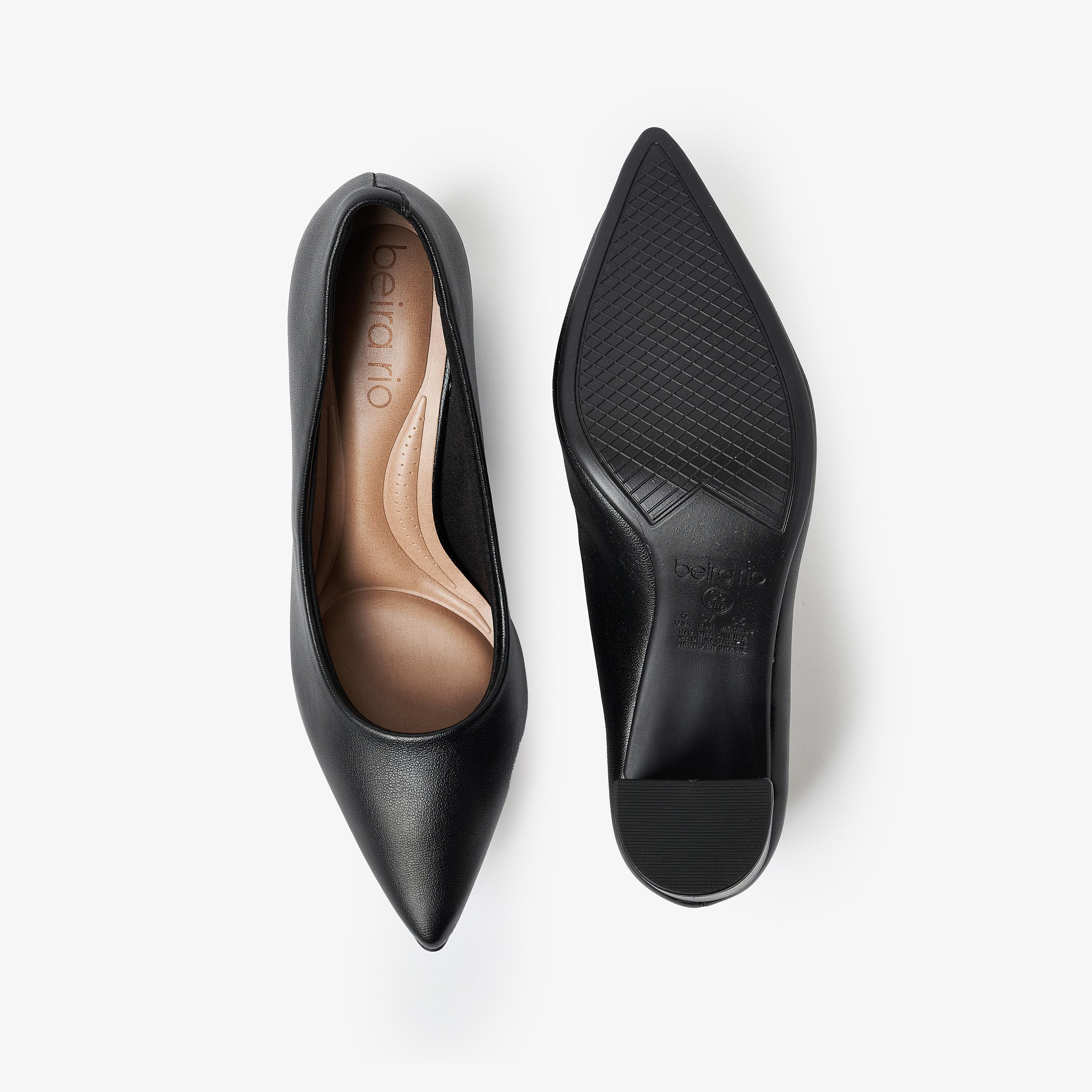 Beira Rio by Geoomnii  Women's Pointed Toe Block Heel Pumps | 4241-200-9569      -women-shoes-heels-image-4