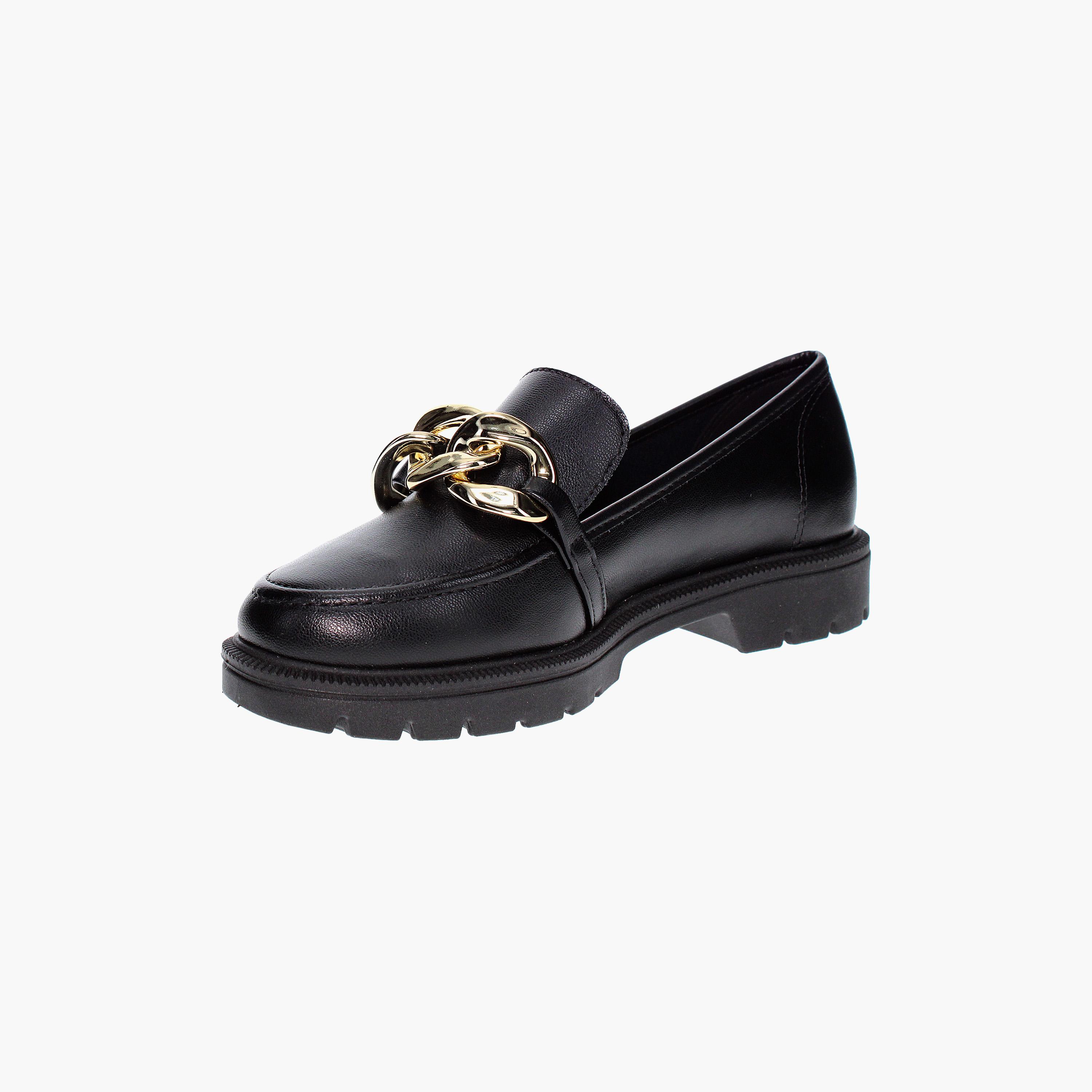 Beira Rio by Geoomnii  Women's Oxford Shoes with Metal Braided Chain Detail | 4283-105-9569    -women-shoes-loafersandmoccasins-image-3