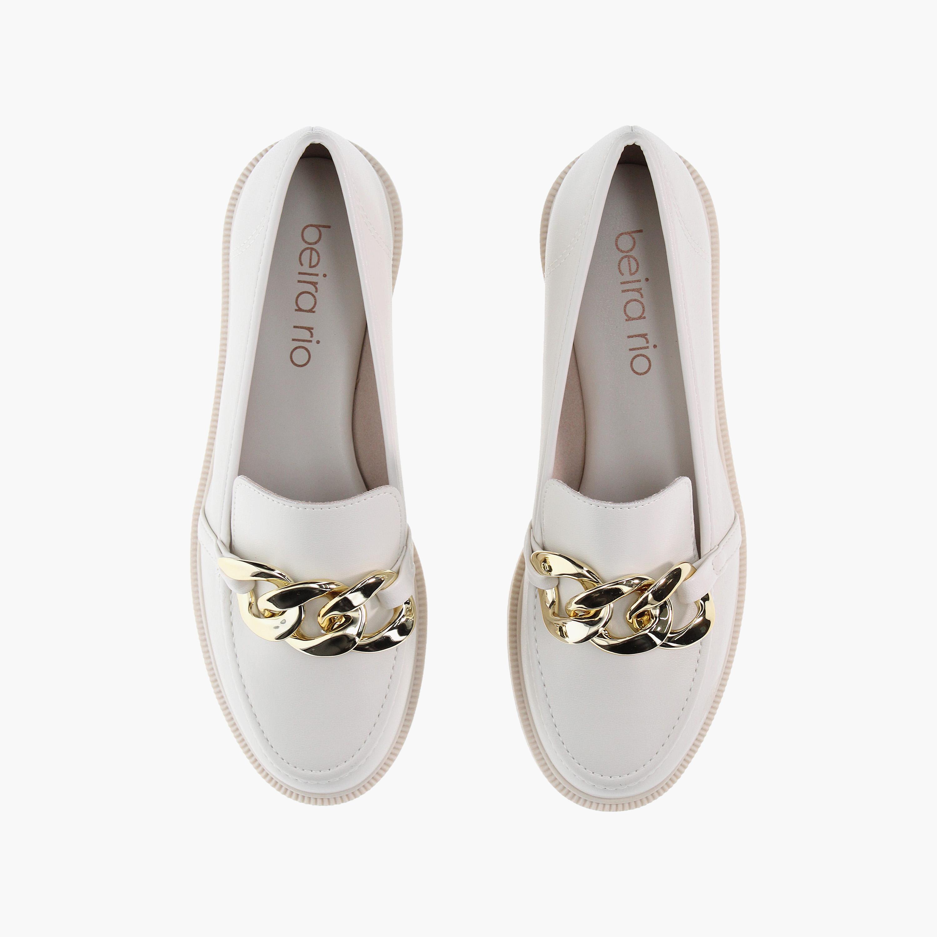 حذاء أكسفورد نسائي من بيرا ريو مع مزين بسلسلة معدنية مضفرة | 4283-105-9569-women-shoes-loafersandmoccasins-image-5