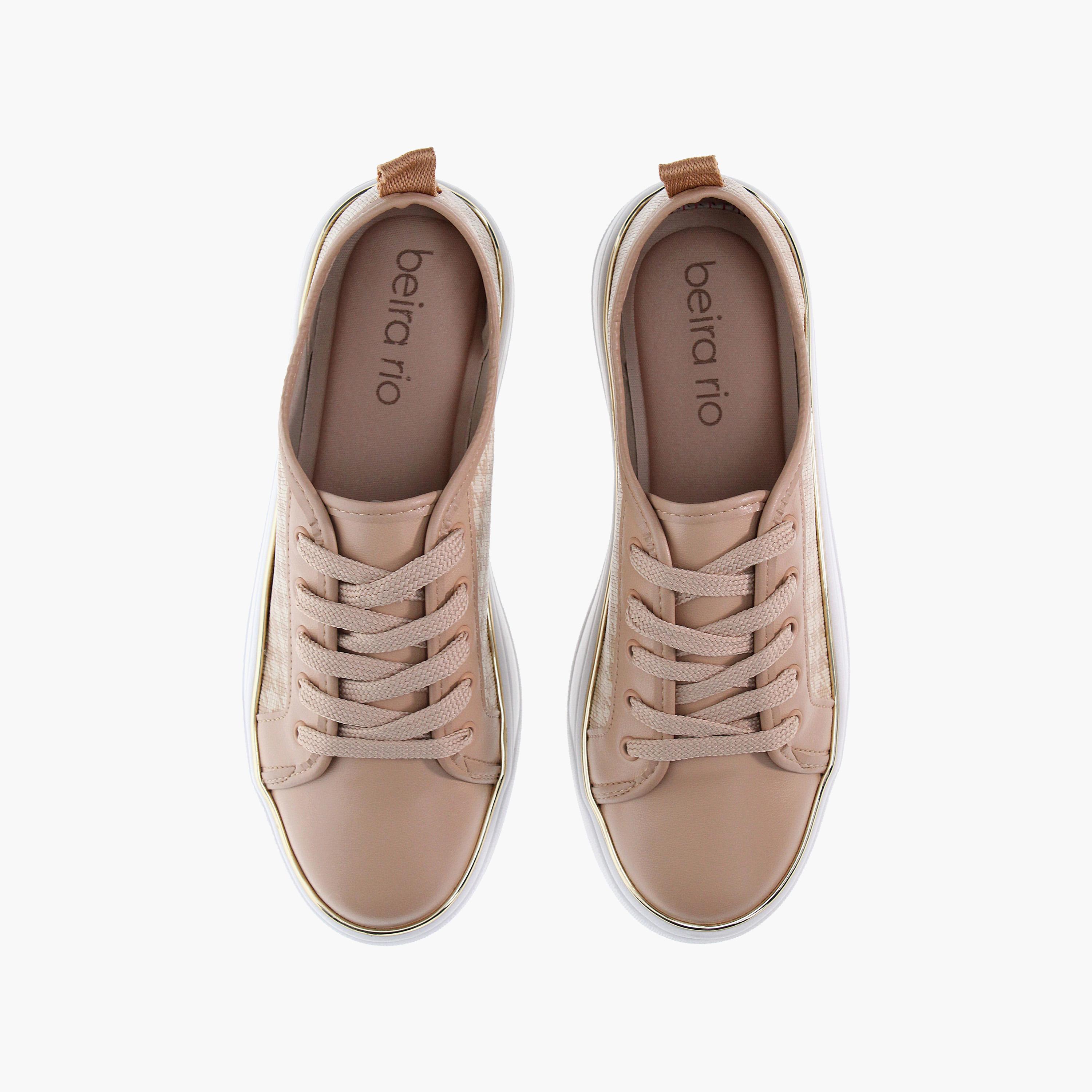 أحذية سنيكرز النسائية من بيرا ريو برباط علوي منخفض مع تصميم بطانة | 4294-306-26076-women-shoes-sneakers-image-5