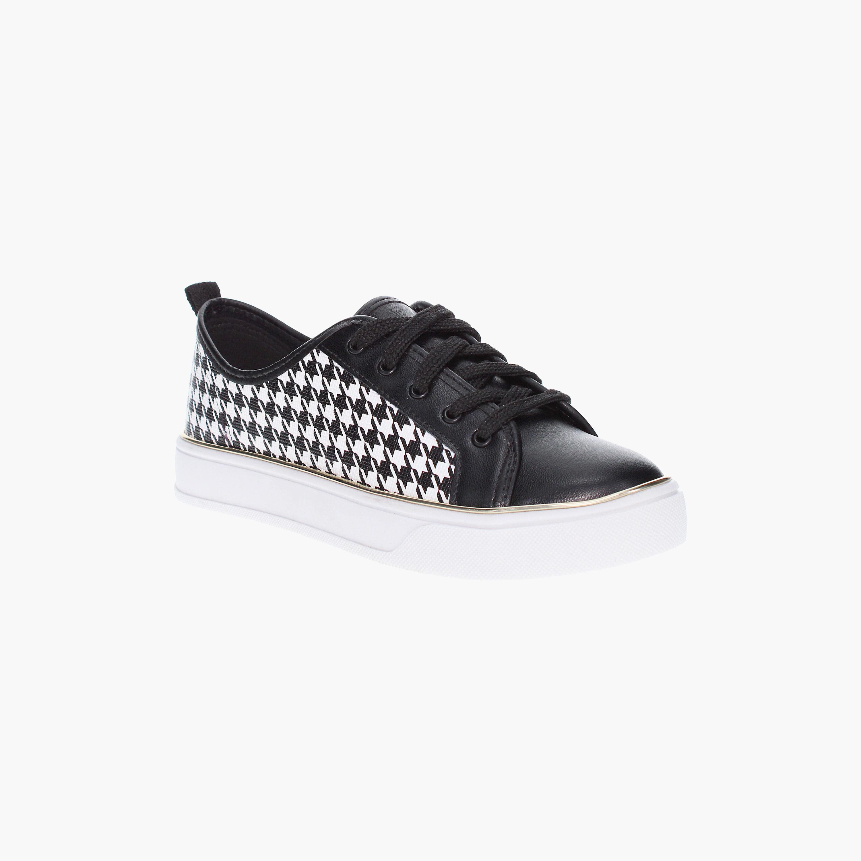 أحذية سنيكرز النسائية من بيرا ريو برباط علوي منخفض مع تصميم بطانة | 4294-306-26076-women-shoes-sneakers-image-1