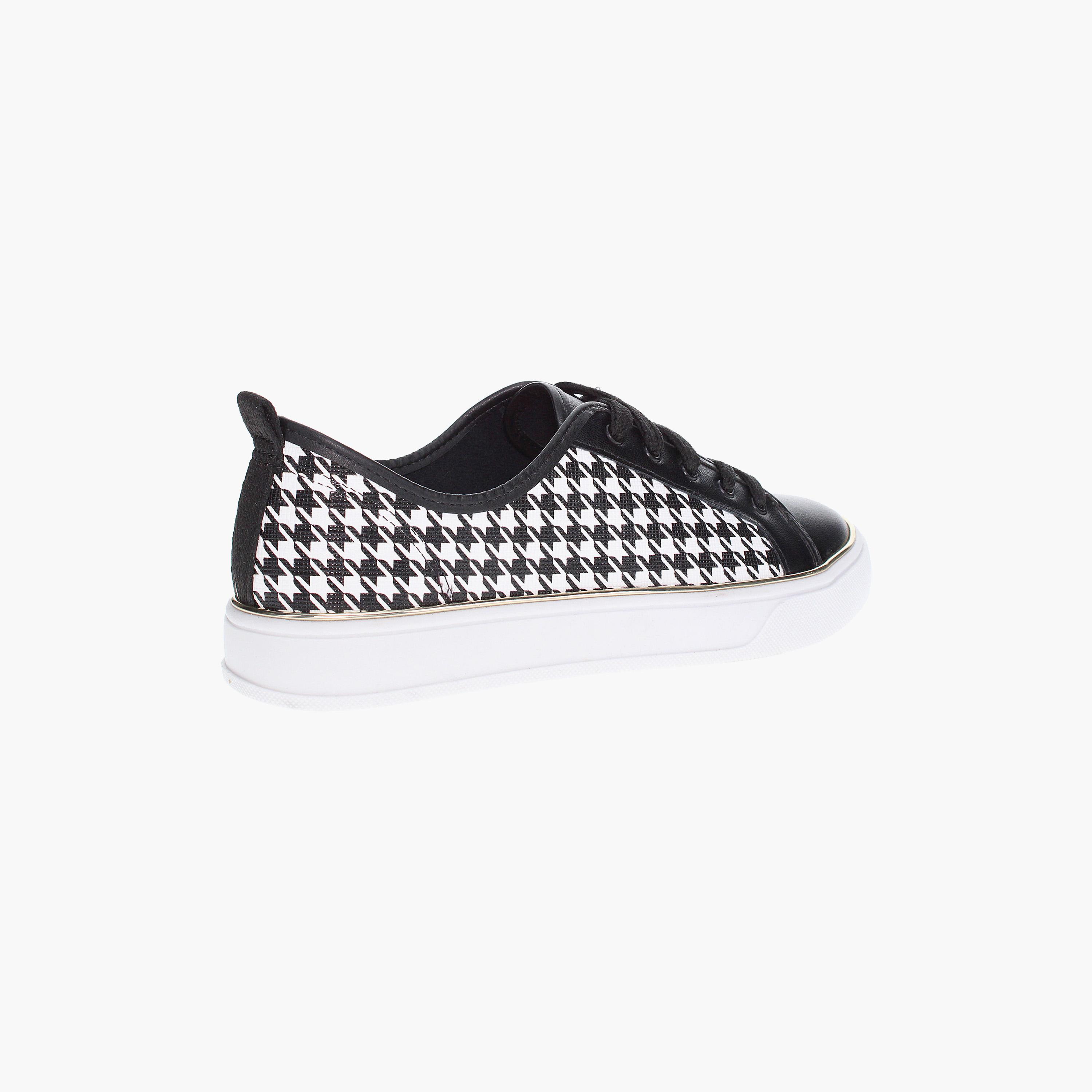 أحذية سنيكرز النسائية من بيرا ريو برباط علوي منخفض مع تصميم بطانة | 4294-306-26076-women-shoes-sneakers-image-2
