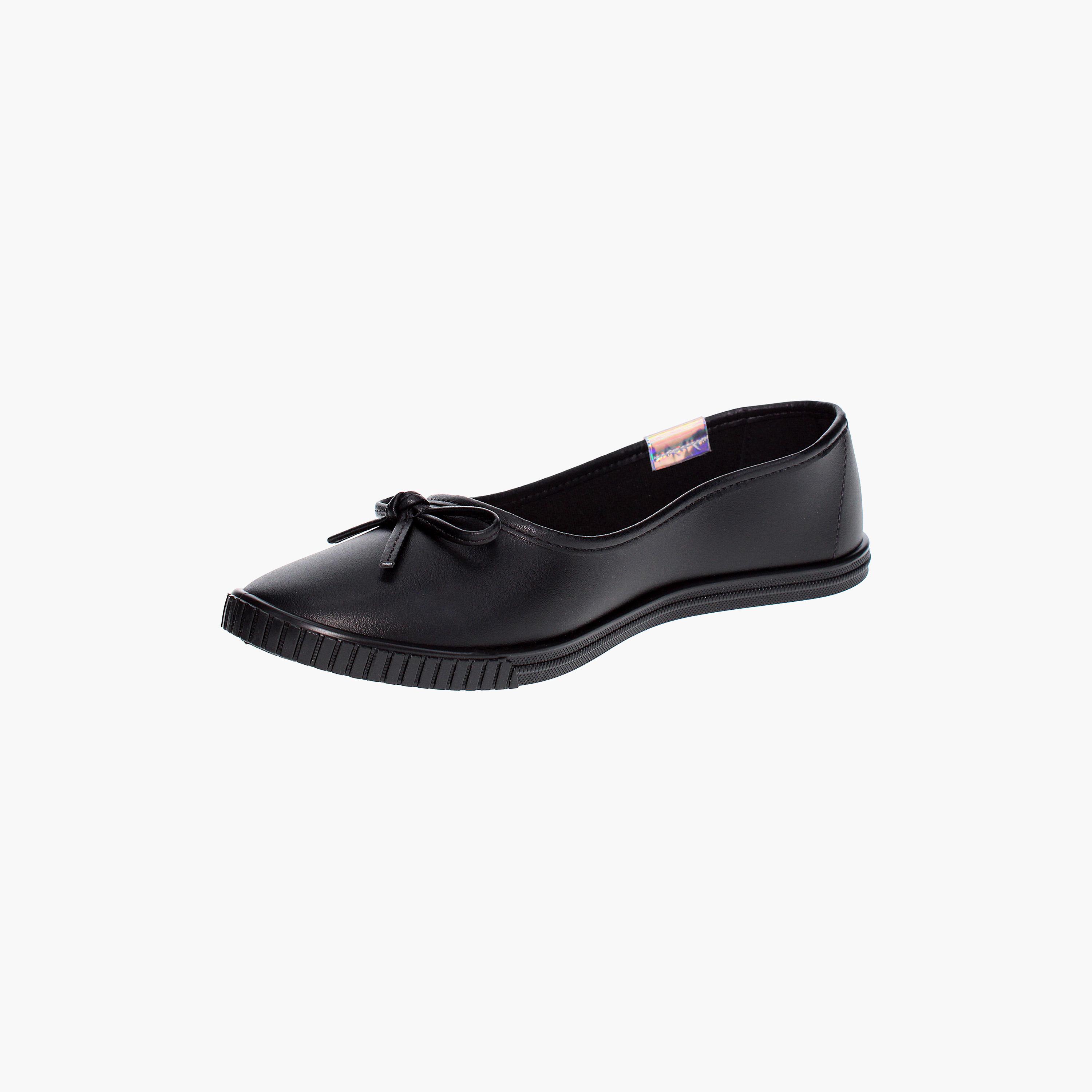 حذاء كاجوال نسائي من بيرا ريو ذو سلیب آن مع مزين فيونكة | 4297-204-7800-women-shoes-loafersandmoccasins-image-3