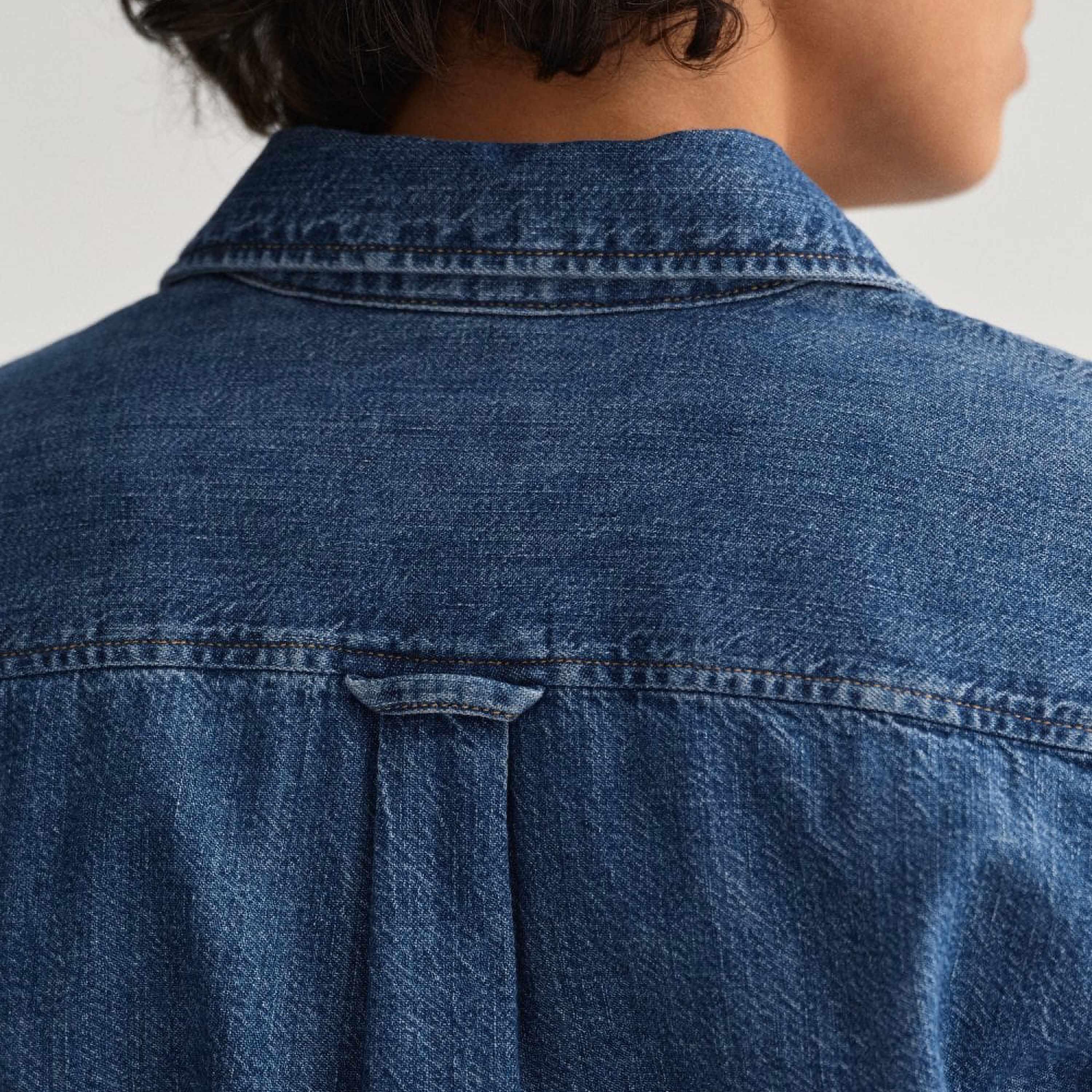 Gant Regular Fit Plain Collared Long Sleeves Women's Shirt-women-clothing-shirtsandblouses-shirts-image-5