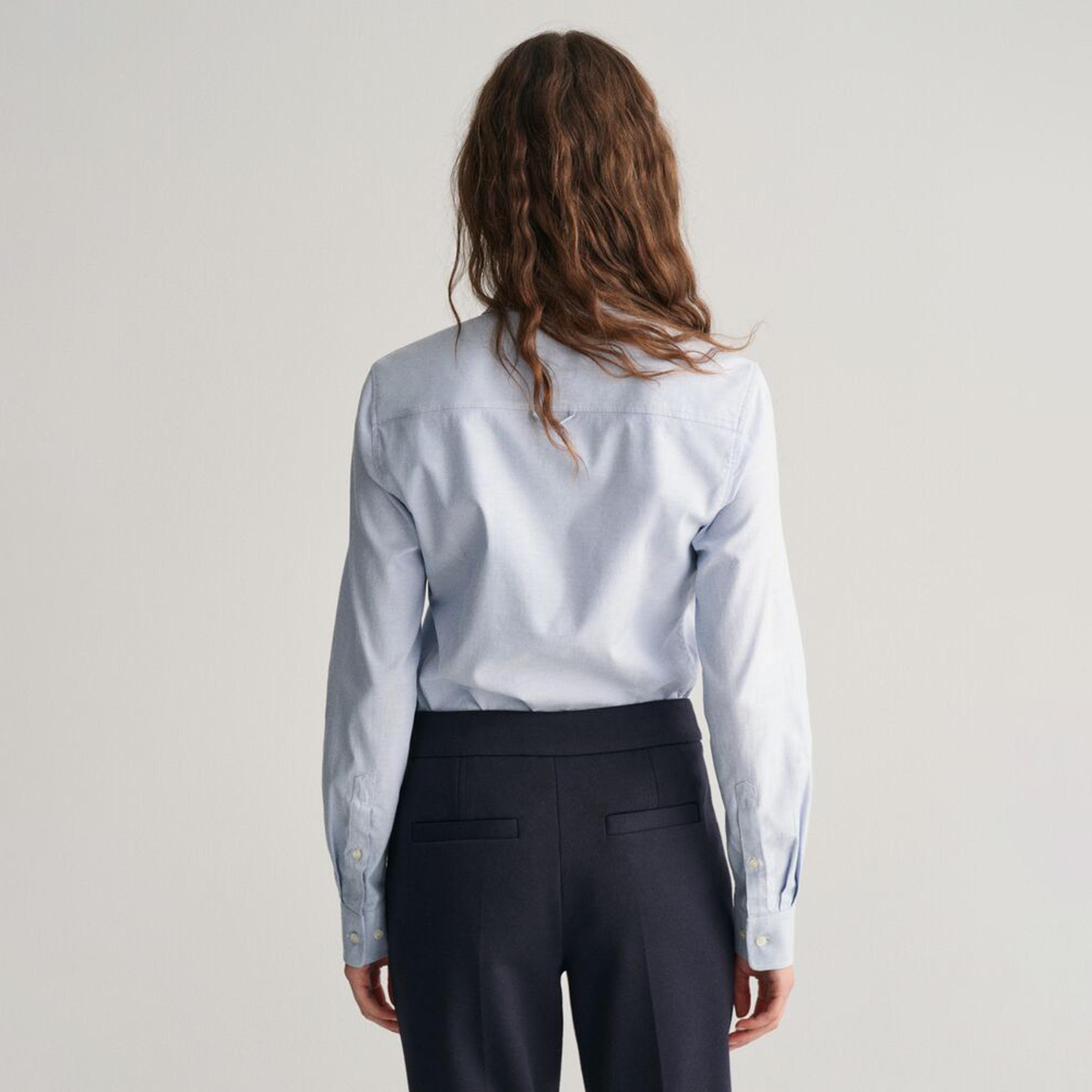 قميص غانت ذو ياقة عادية وأكمام طويلة-women-clothing-shirtsandblouses-blouses-image-4