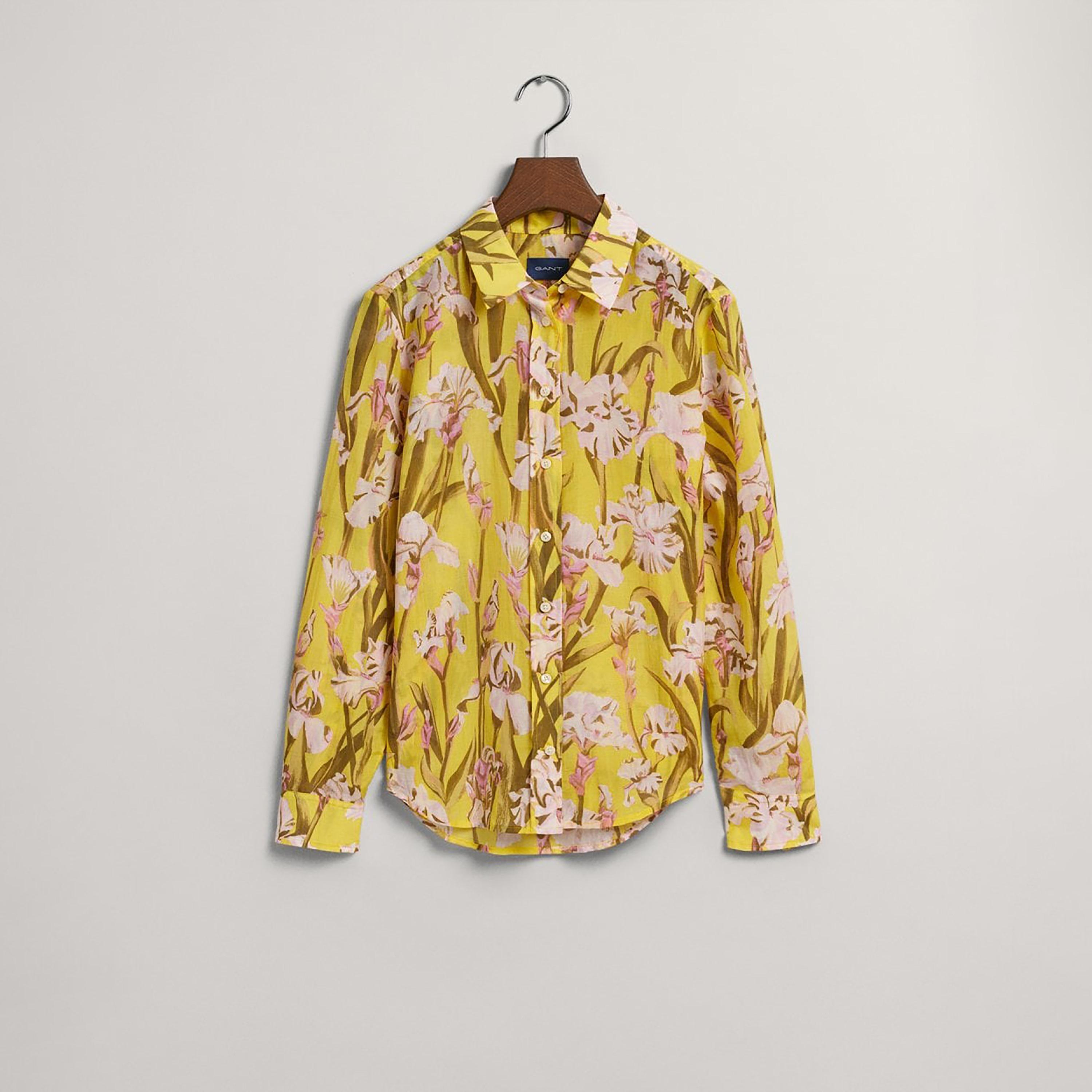 Gant Regular Fit Floral Print Collared Long Sleeves Women's Shirt-women-clothing-shirtsandblouses-shirts-image-10
