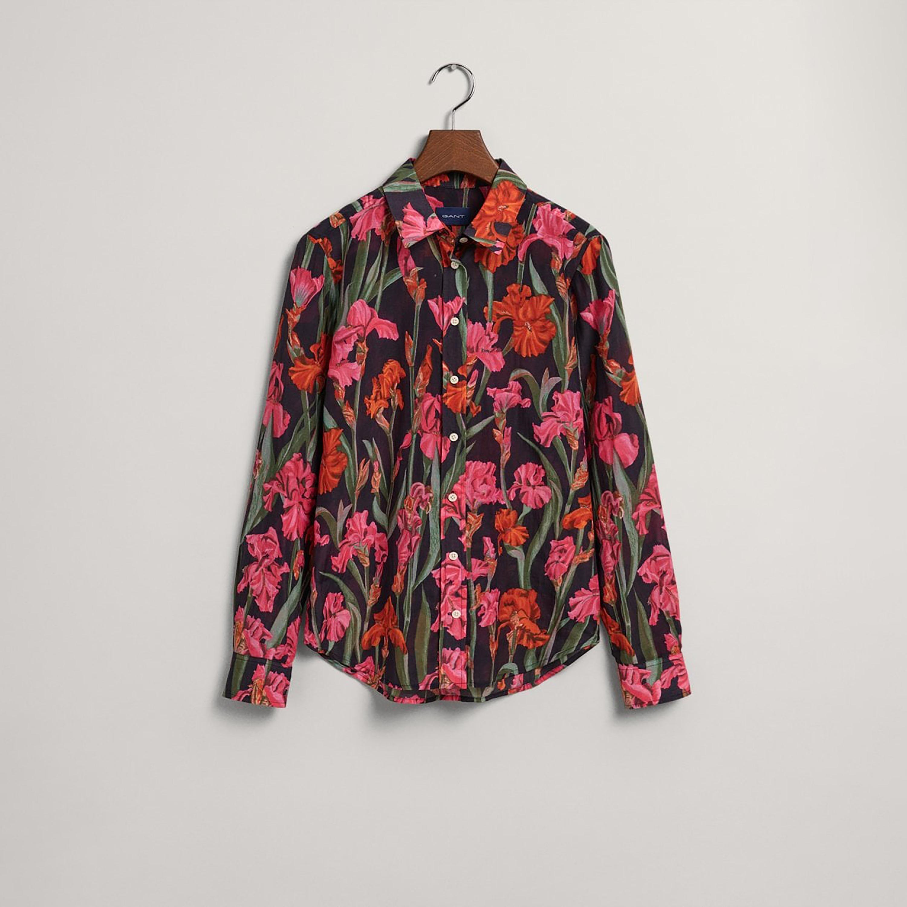 Gant Regular Fit Floral Print Collared Long Sleeves Women's Shirt-women-clothing-shirtsandblouses-shirts-image-5