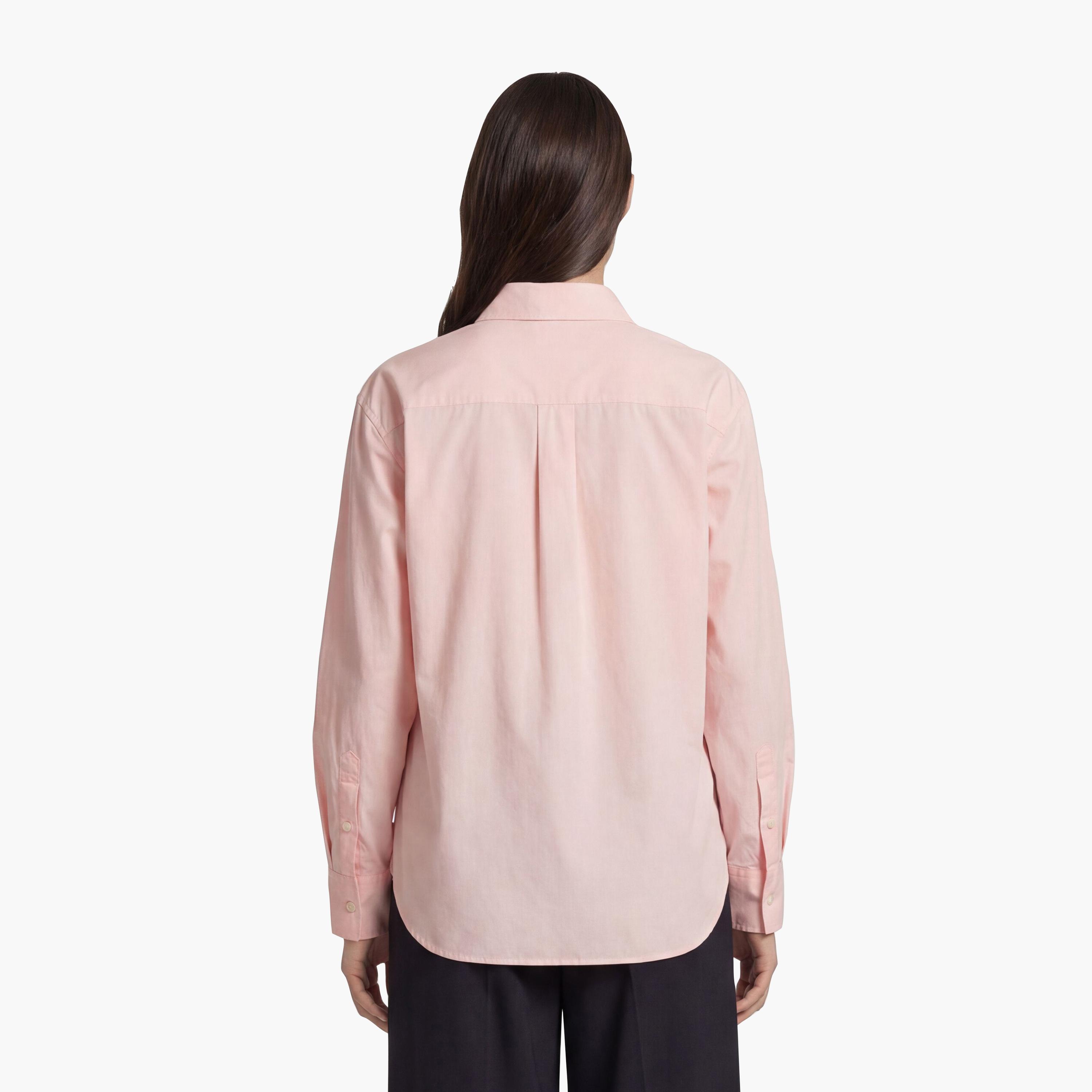 Gant Relaxed Fit Plain Spread Collar Long Sleeves Women's Shirt-women-clothing-shirtsandblouses-shirts-image-4