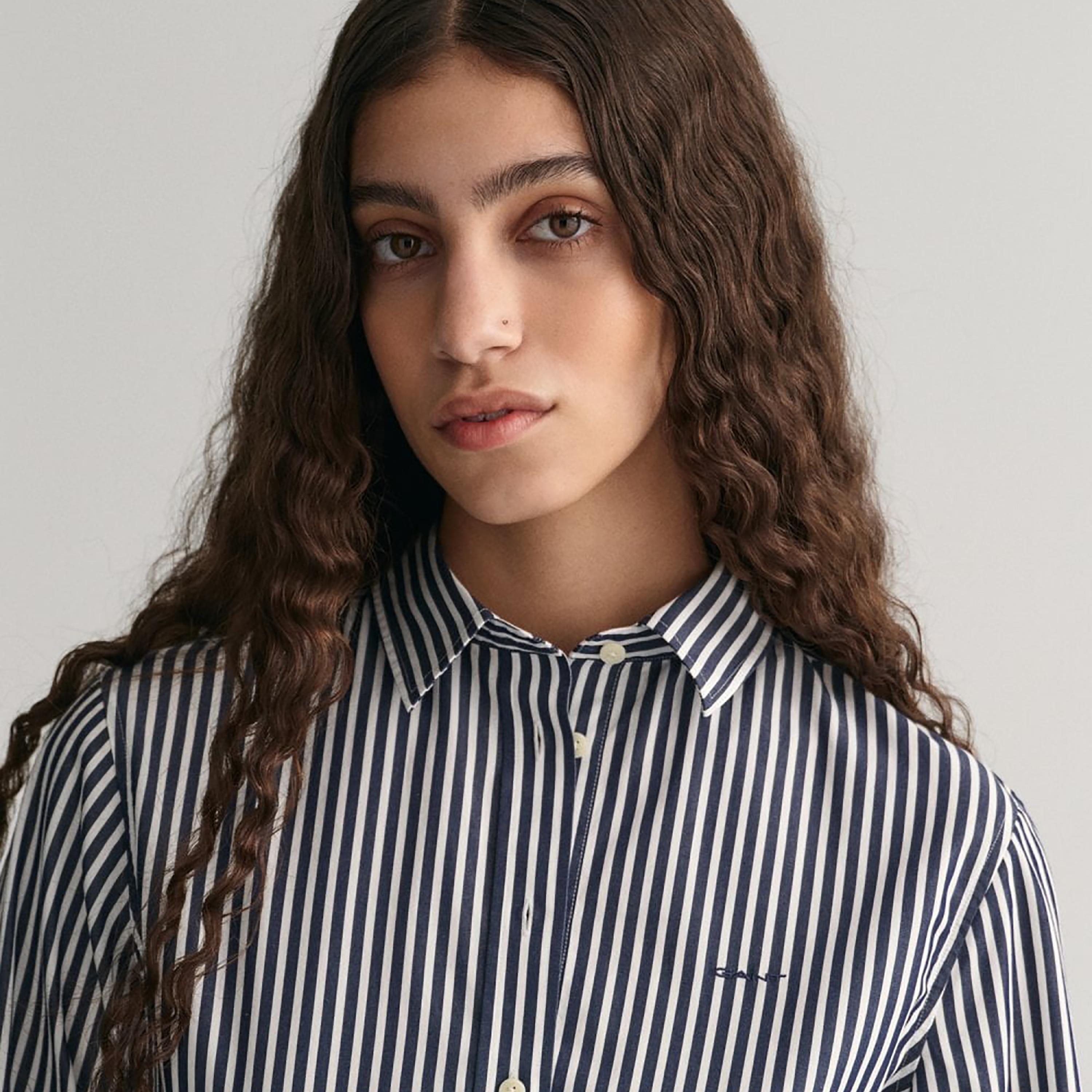 Gant Regular Fit Striped Collared Long Sleeves Shirt-women-clothing-shirtsandblouses-shirts-image-3