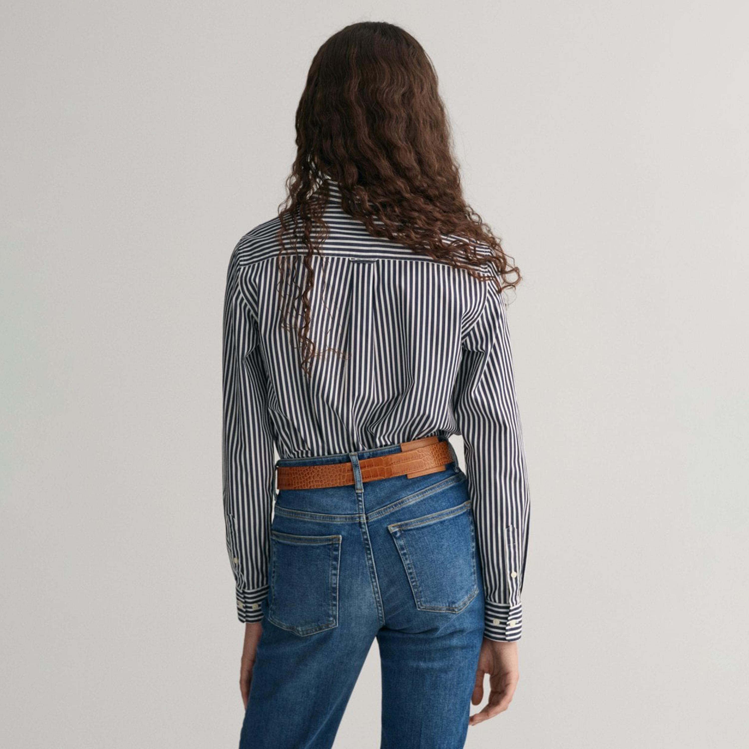 Gant Regular Fit Striped Collared Long Sleeves Shirt-women-clothing-shirtsandblouses-shirts-image-4